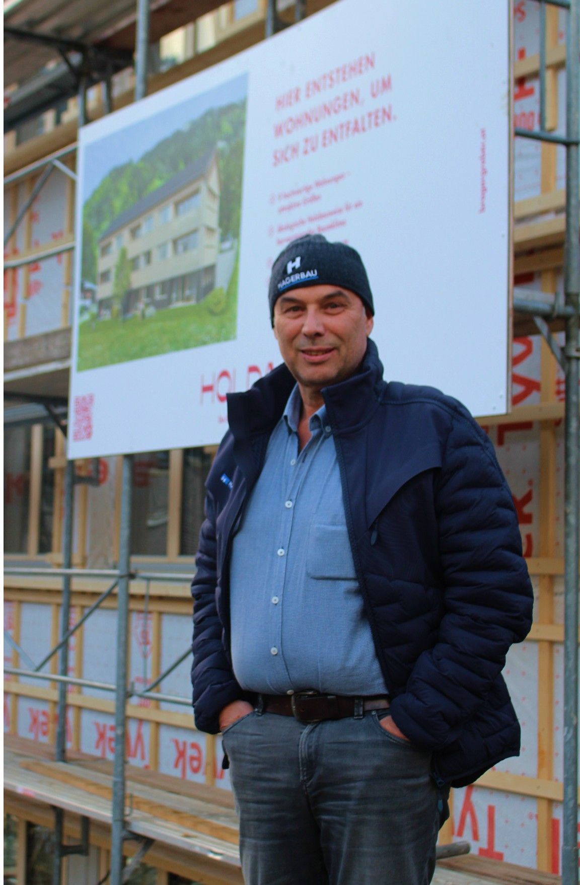 Für die Baumeister-Arbeiten hatten Broger & Greber die Firma von Wilhelm Hager mit ins Boot geholt.