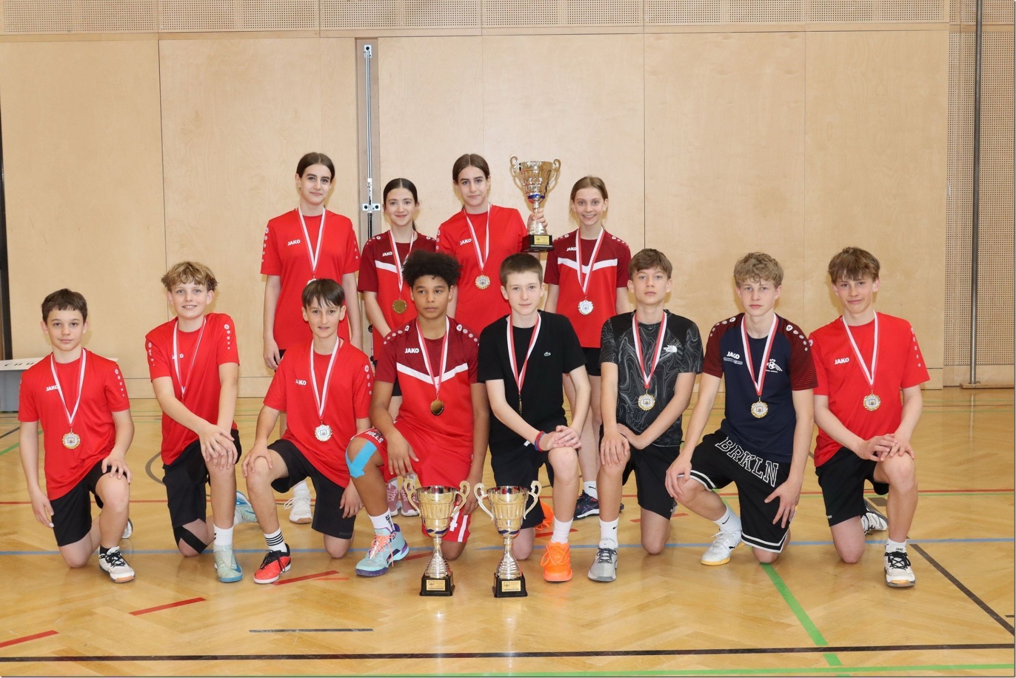 Dreimal Gold für SMS Rankweil im 3x3 Basketball.