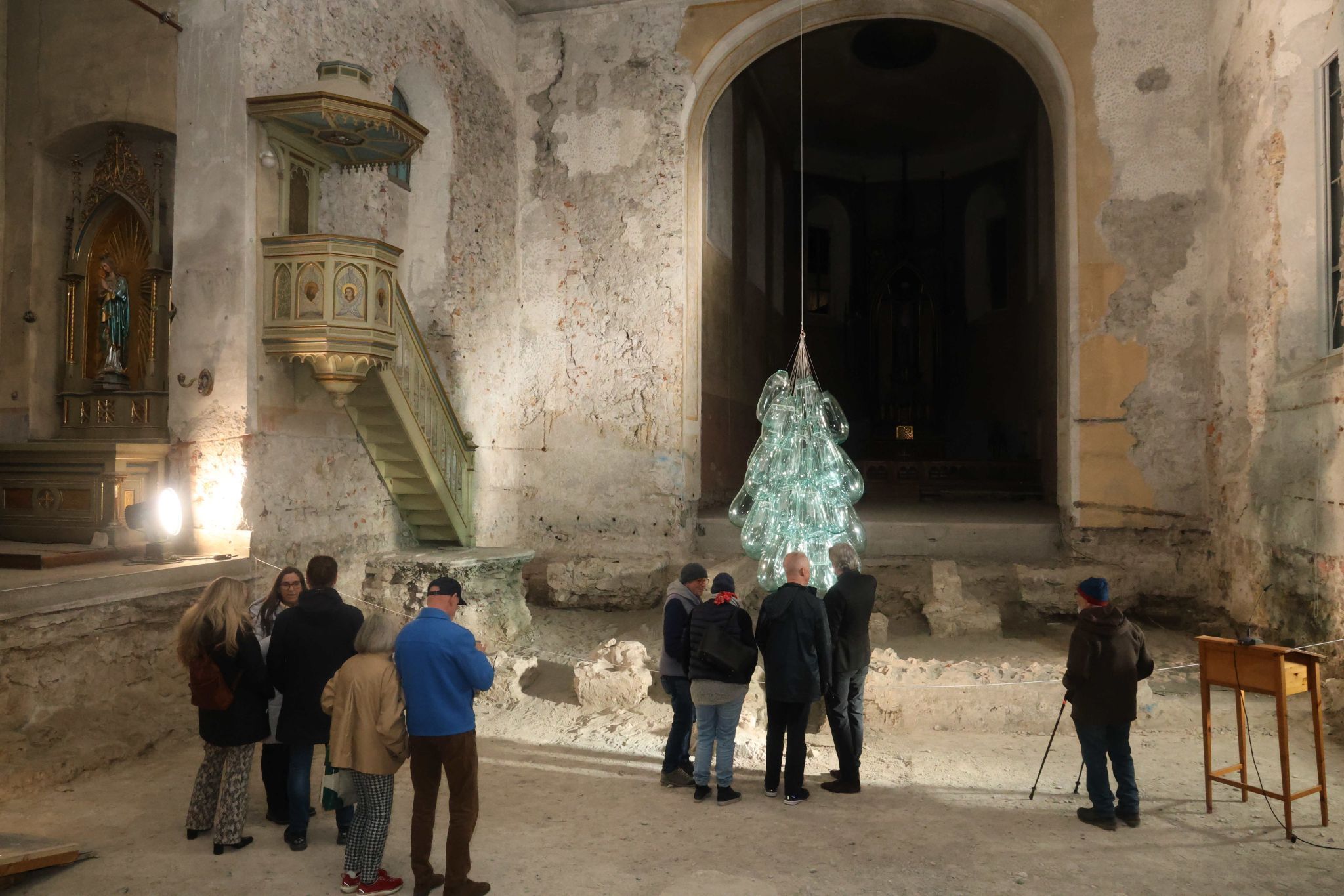 Blick in Richtung Apsis.