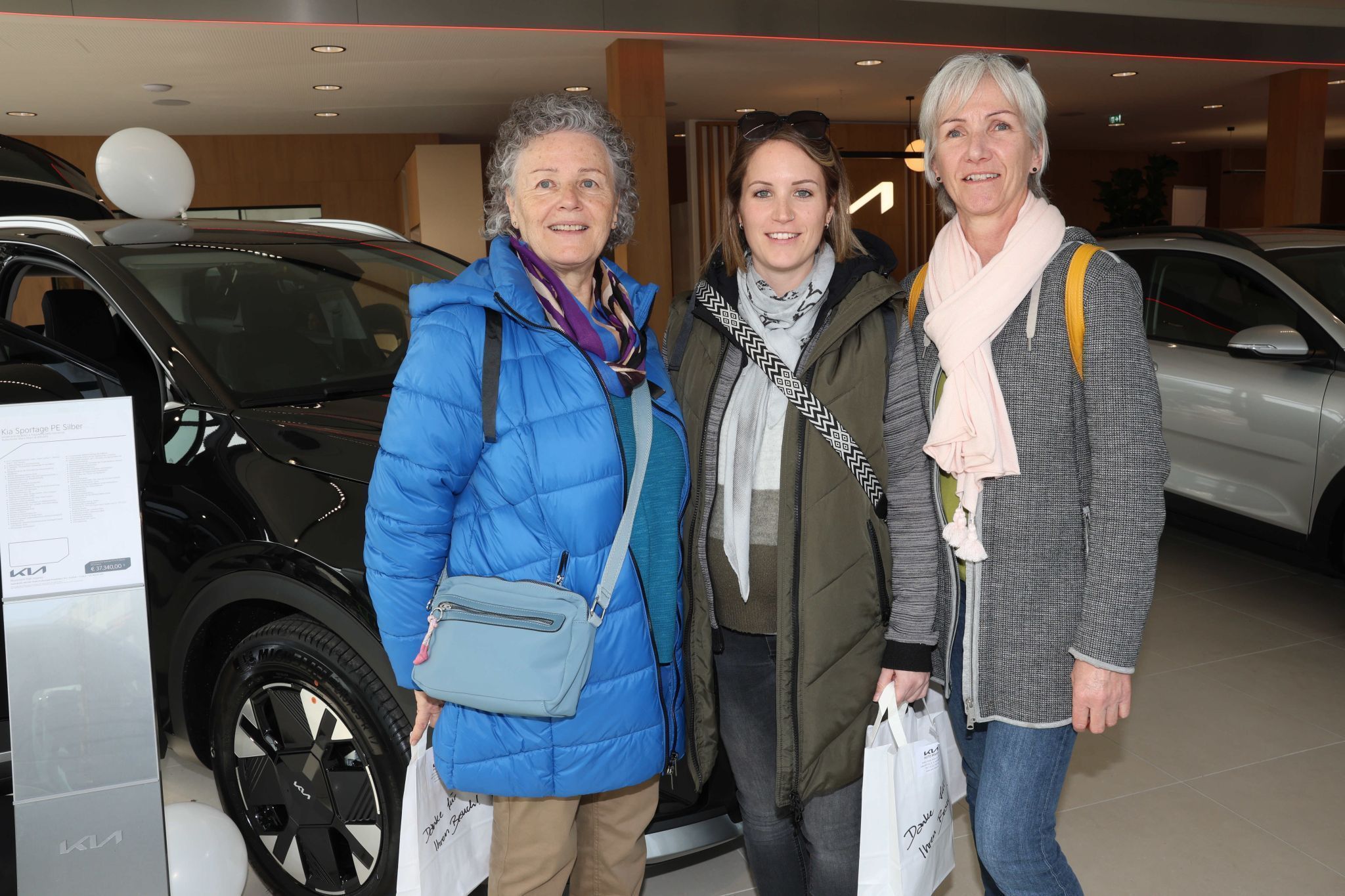 Margit Meusburger, Linda Tratter und Ulrike Murauer.