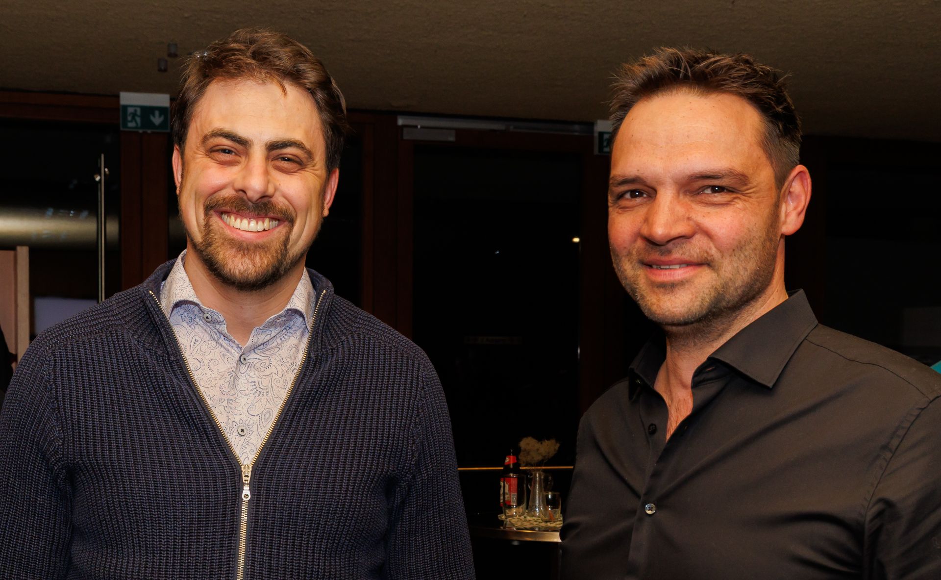 Internationales Treffen: Armin Hanselmann, Gemeindepräsident von St. Margrethen (CH), besuchte mit dem Höchster Bürgermeister Stefan Übelhör das Theaterstück.