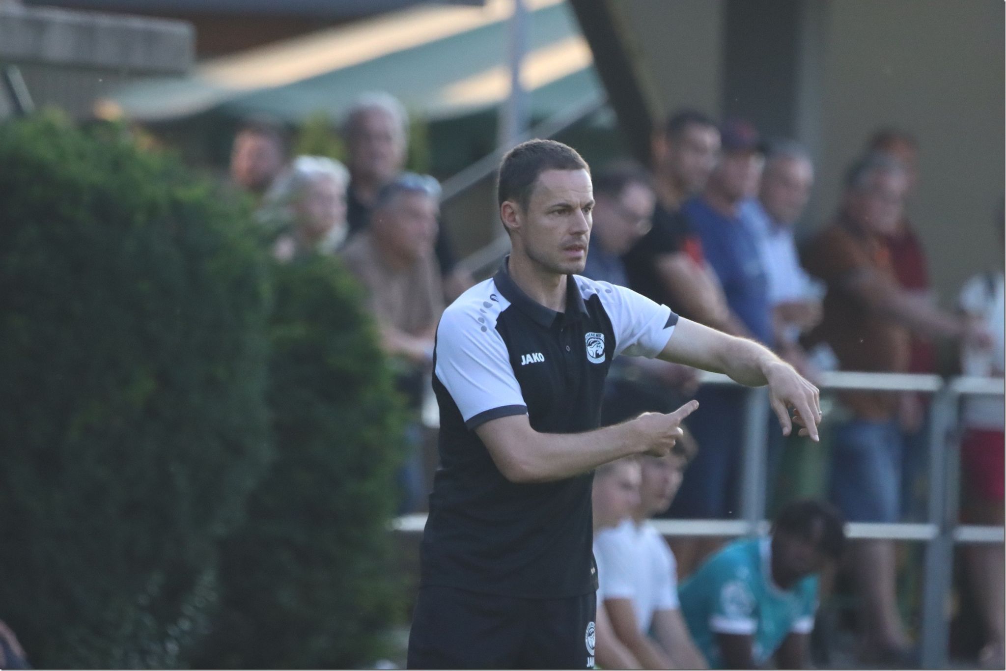 Hohenems Trainer Werner Grabherr war zufrieden. KNOBEL