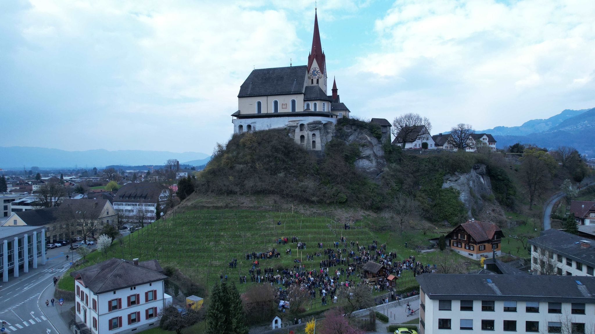 Im Rankweiler Weingarten tummelten sich viele BesucherInnen.