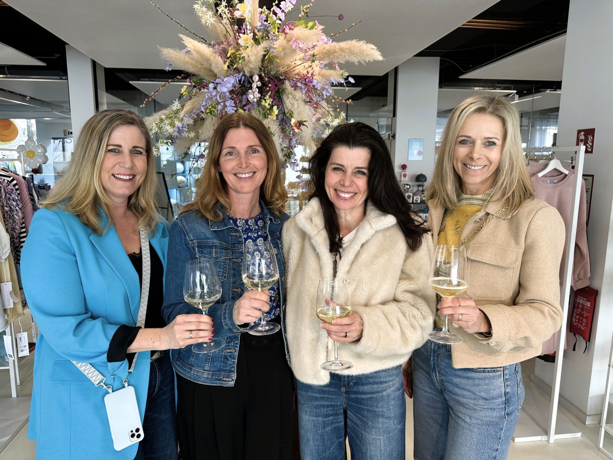 Verana, Eva J., Eva P. und Angelika vom TC Bregenz.