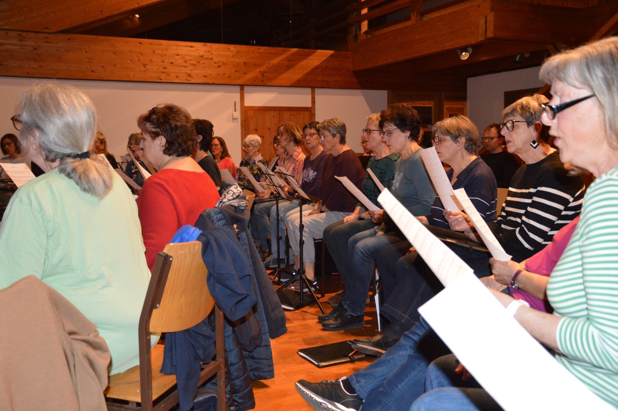 Konzentration ist in allen Stimmlagen gefragt.