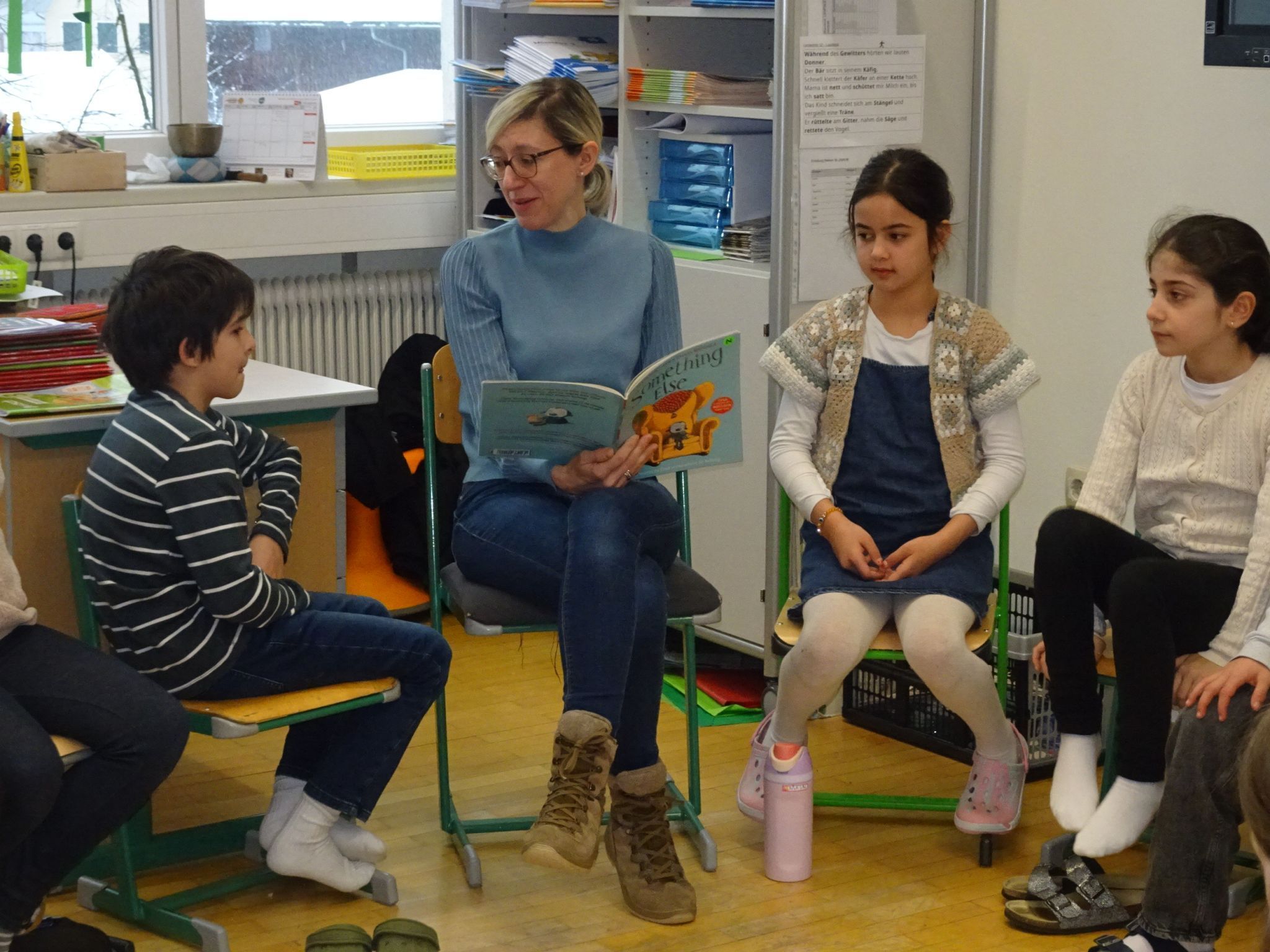 Martina Amann lebte lange in einem englischsprachigen Land und hatte deshalb englische Literatur dabei. 