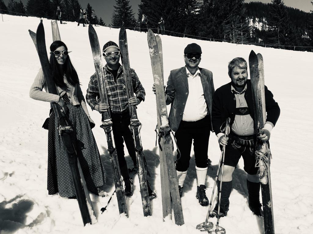 Auf dem Sonnenkopf findet ein Nostalgierennen statt.