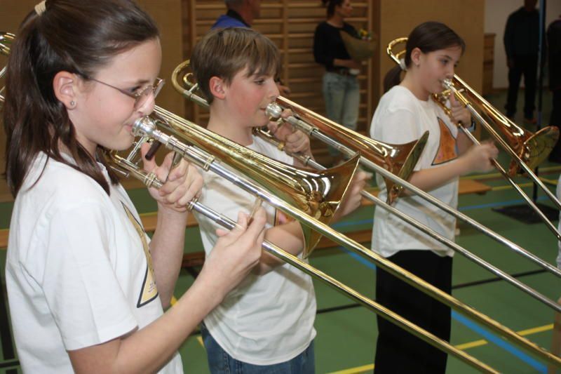 Blechbläserensemble MMS Götzis sorgte für die passende Musik.