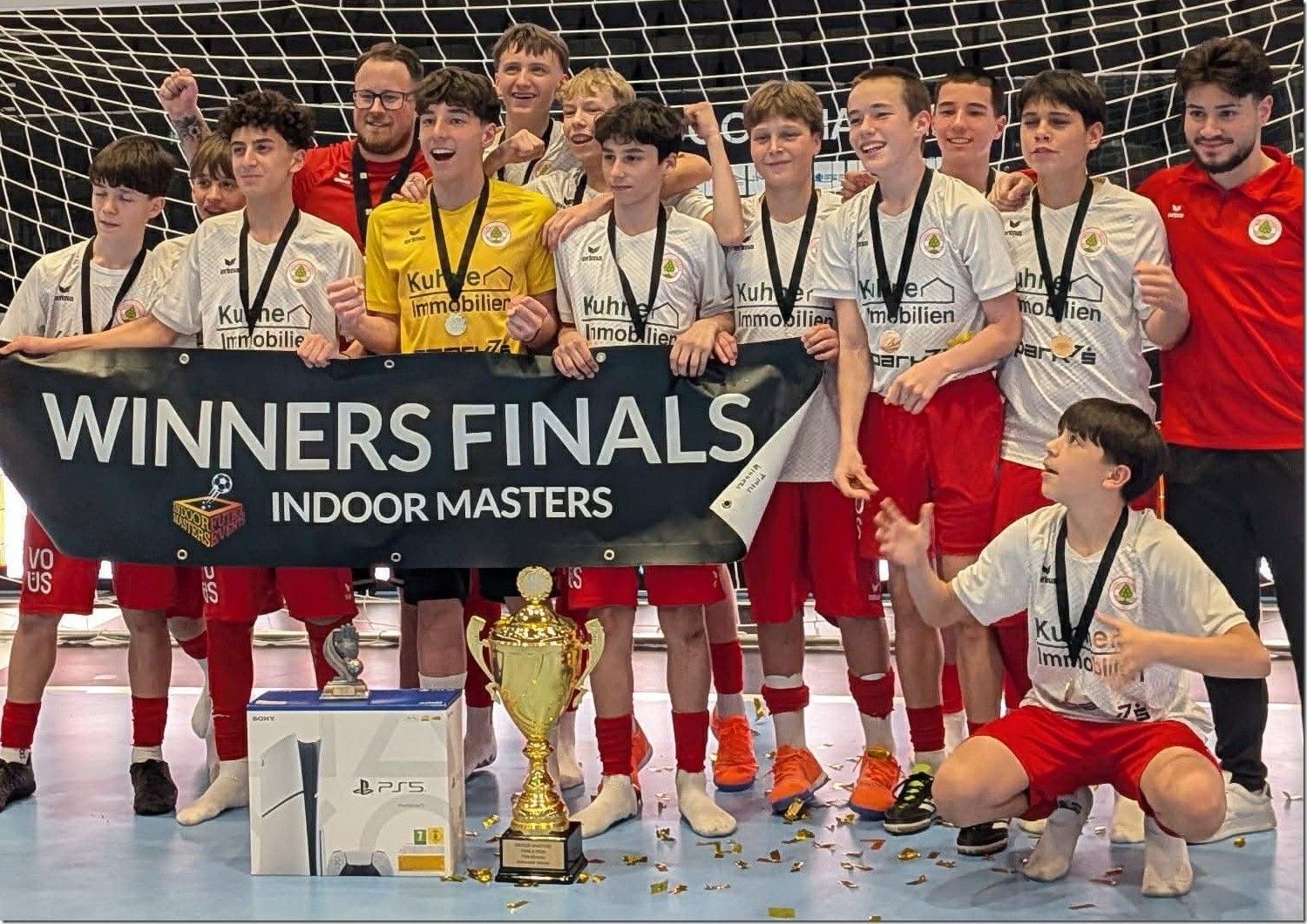 Turniersieg für die U-14-Elf des FC Dornbirn ohne Niederlage in Luzern.