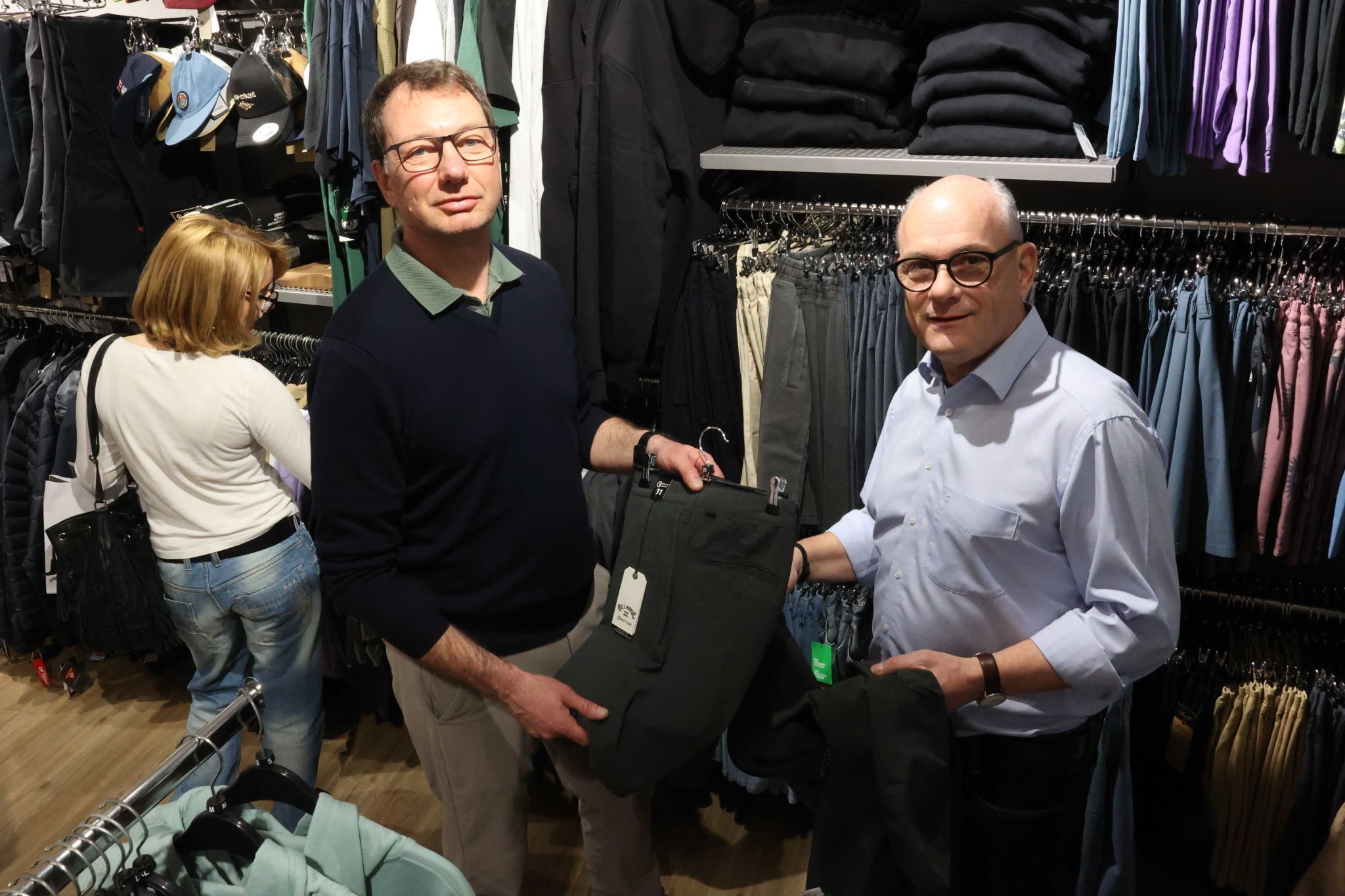 Heinz Tschanett und Manfred Dirschl.