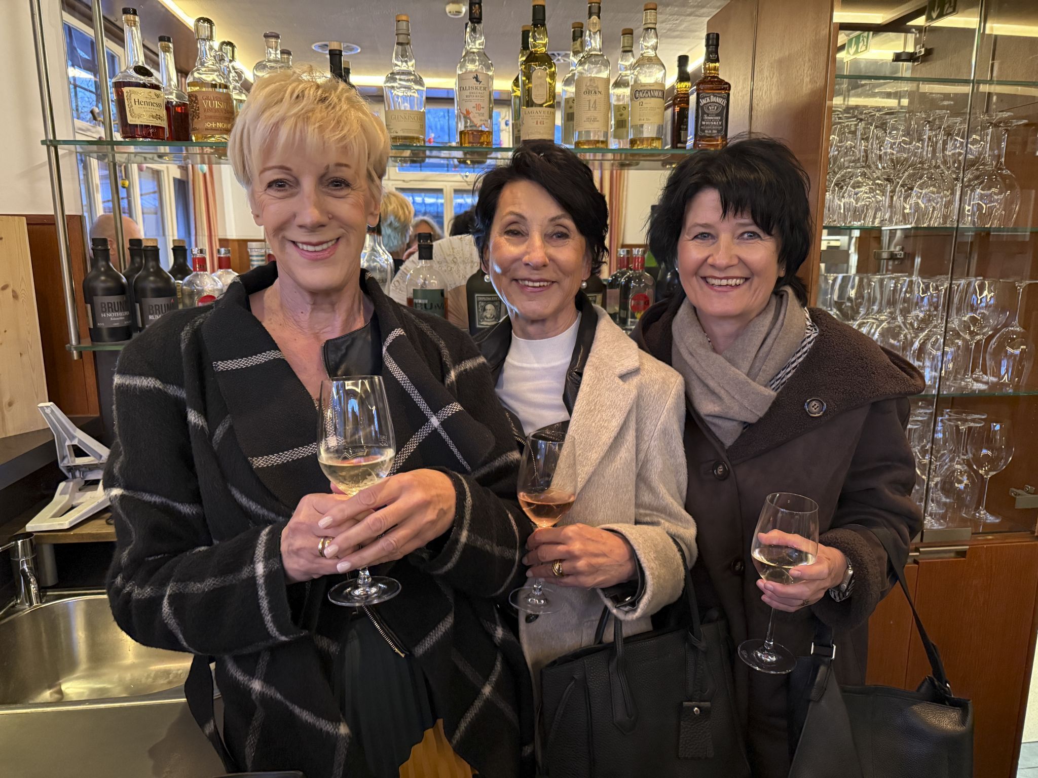 Waltraud Tratter, Irene Steurer und Diana Sutterlüty genossen den Abend