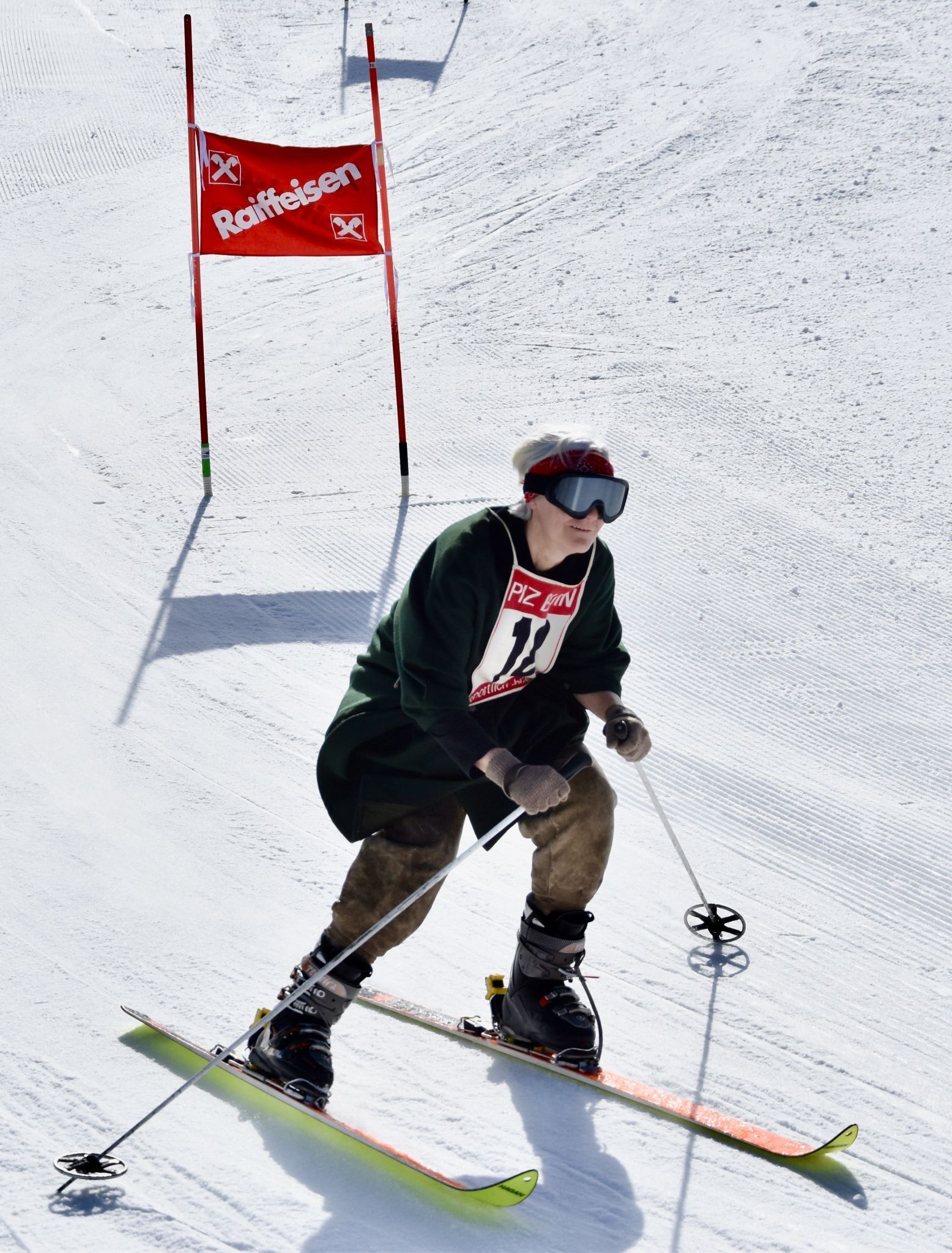 Das Motto des Nostalgierennens lautete: Je ausgefallener, desto besser!