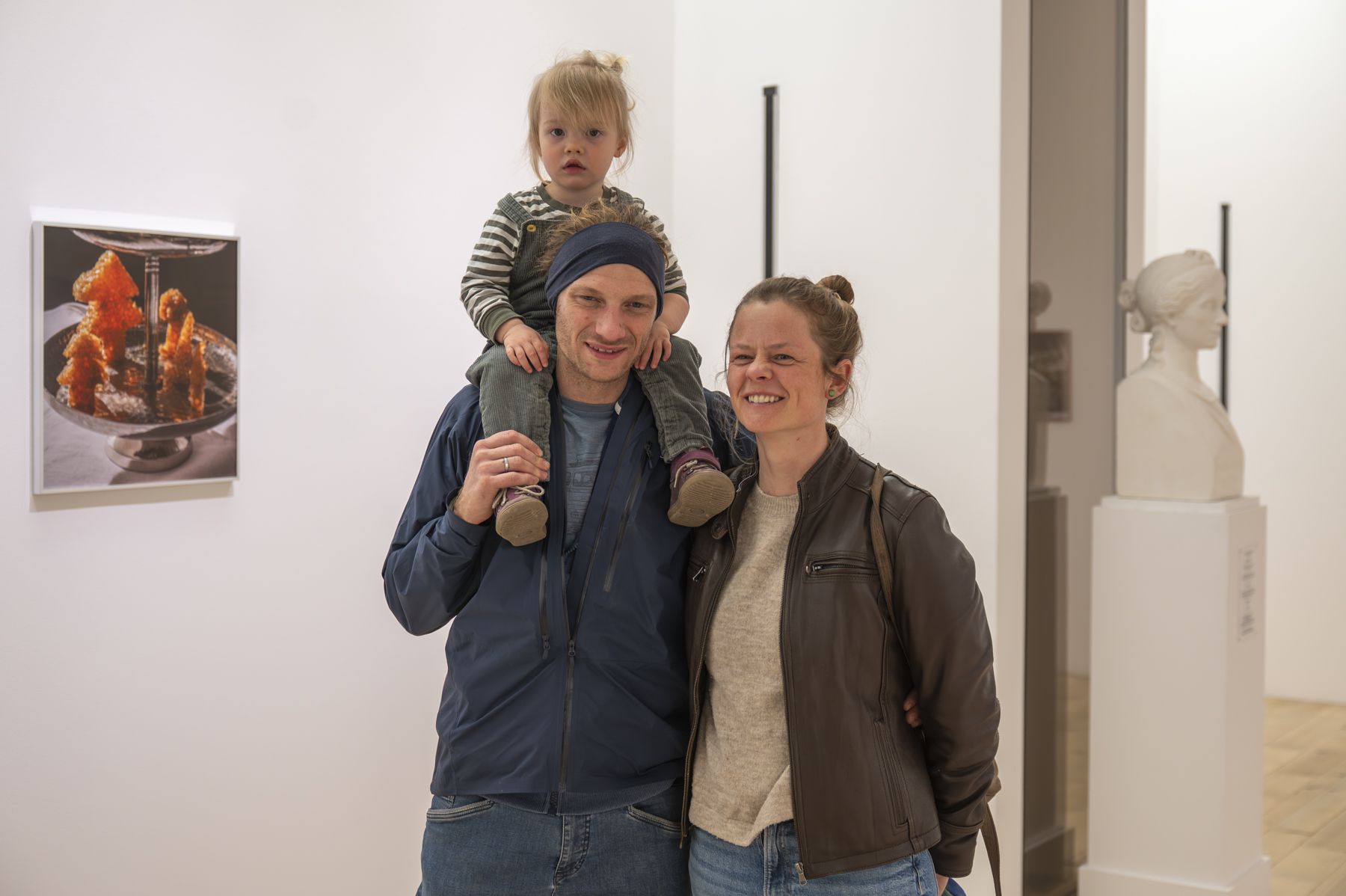 Jüngste Besucher der Vernissage 