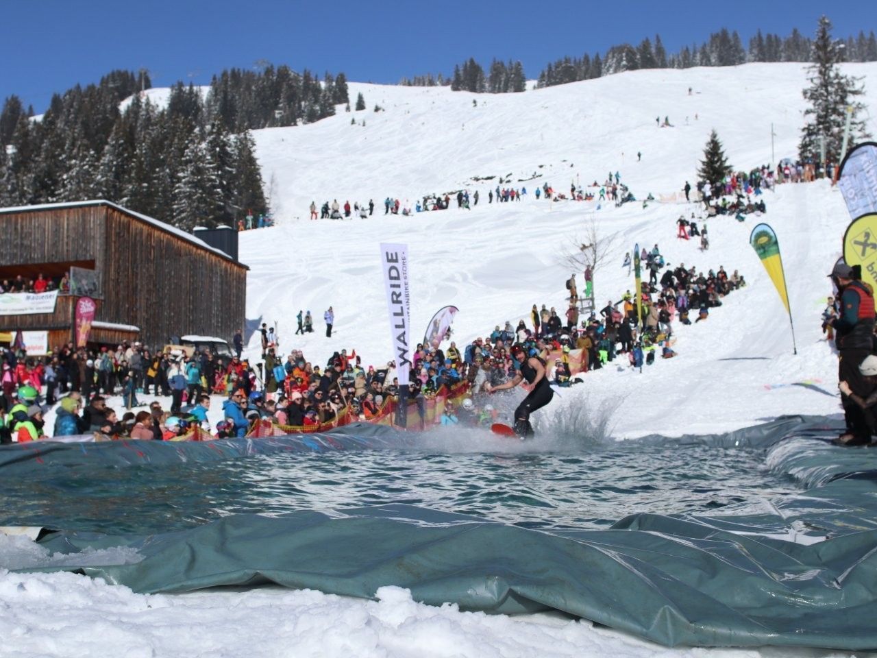 Wassershow im Winter in Laterns auf 1570 Metern Seehöhe.PRIVAT