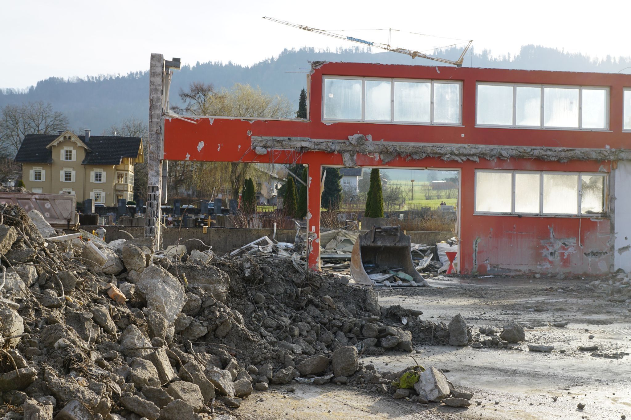 Rund um den Hochfasching 2026 wurde die alte Turnhalle letztmalig genutzt.