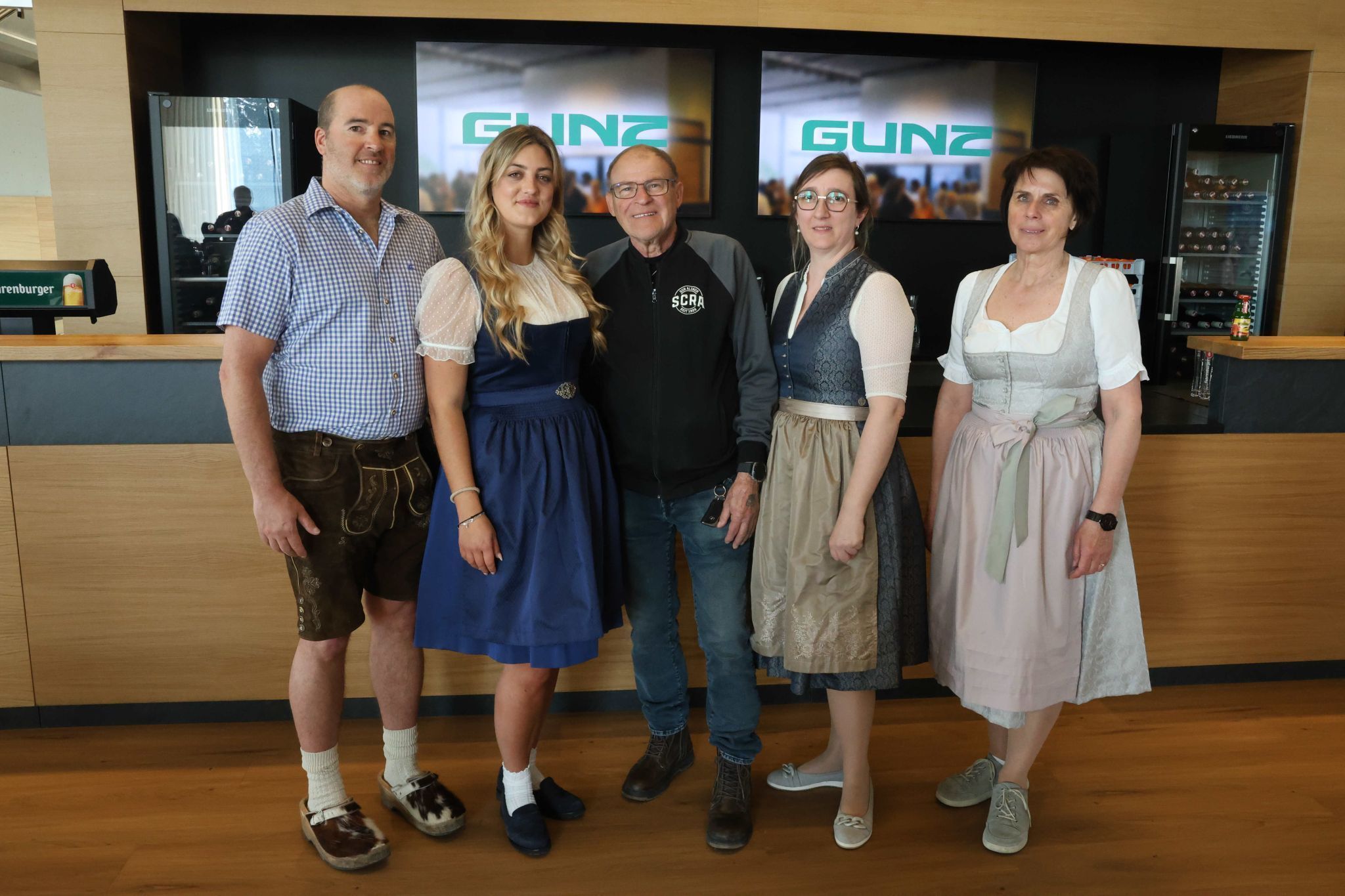 Markus Bachmeier, Julia Stöckle, Dietmar Brauch, Claudia Bachmeier und Eva Giesinger.