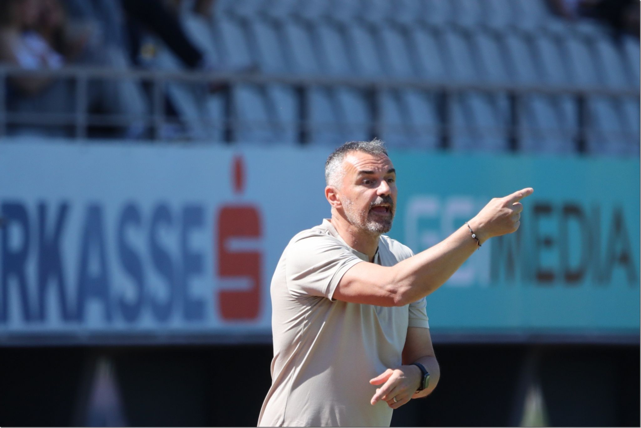 Feldkirch Trainer Oliver Schnellrieder muss auf Fabian Unterrainer verzichten.VN-TK