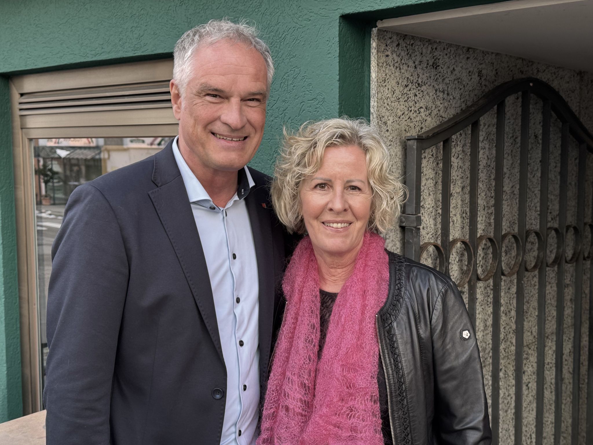 Unter den Gästen: Mario und Beate Leiter.
