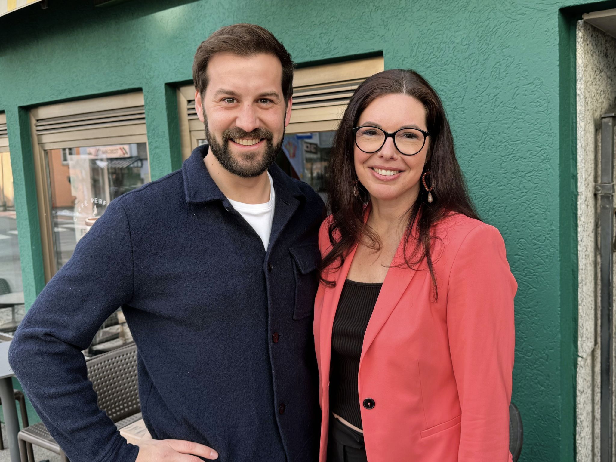 Bürgermeister Simon Tschann und Vizebürgermeisterin Andrea Mallitsch.