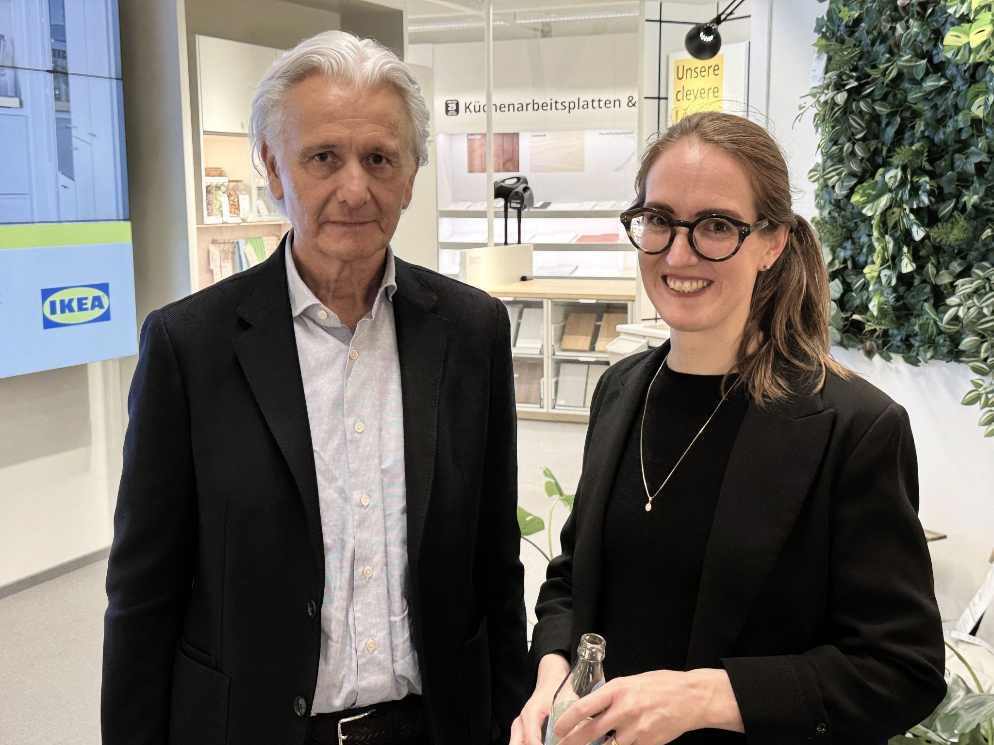 Architekt Elmar Nägele und Stephanie Hollenstein.