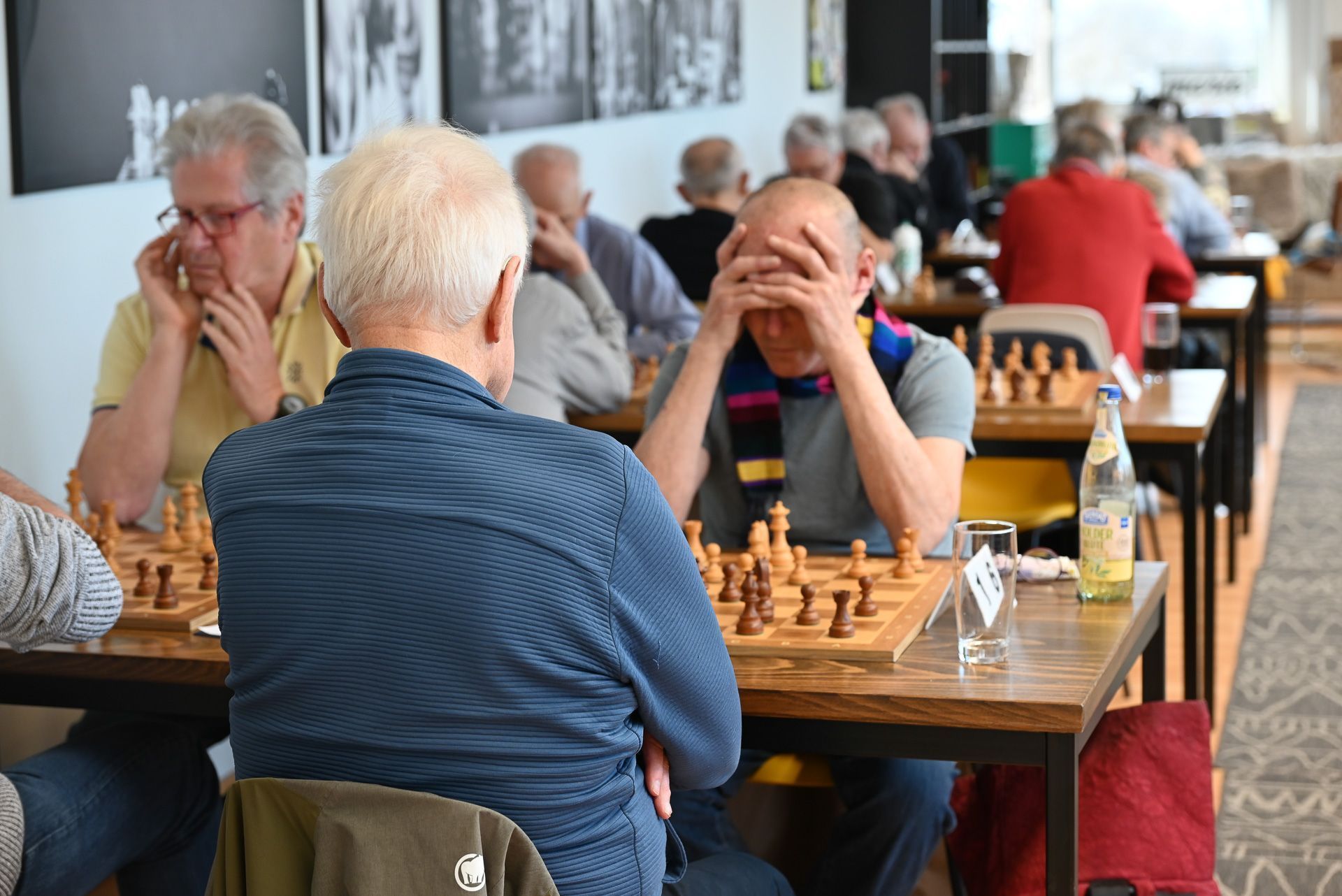 Vier Nachmittage lang spielten die Senioren Schach, um den diesjährigen Landesmeister zu ermitteln. (BVS)