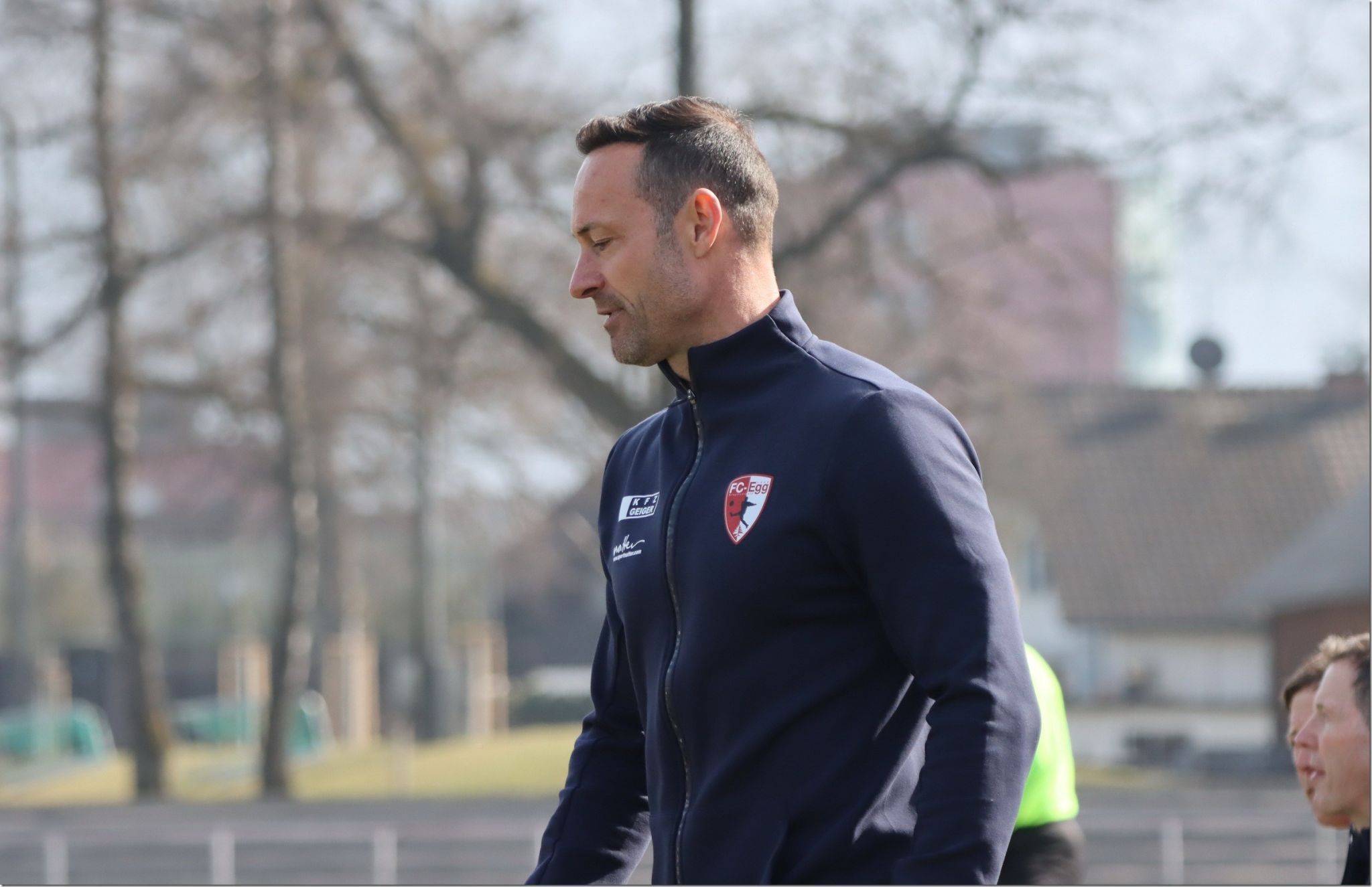 Erstmals auf der Trainerbank in Egg. KNOBEL