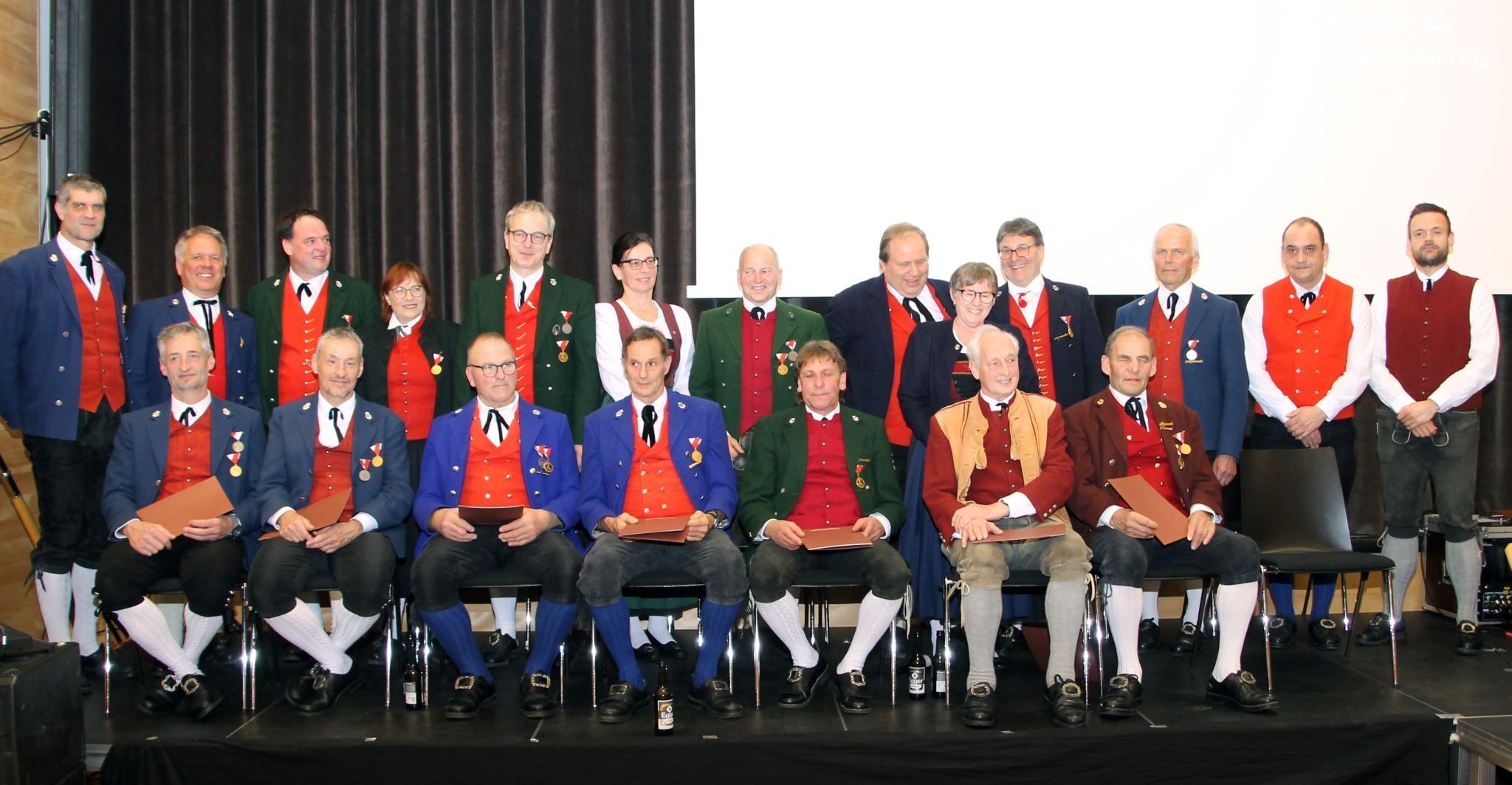 Ein Leben für die Blasmusik lautete die Devise für gleich mehrere Engagierte zu 40, 50 und 60 Jahren aktiver Mitgliedschaft aus den 