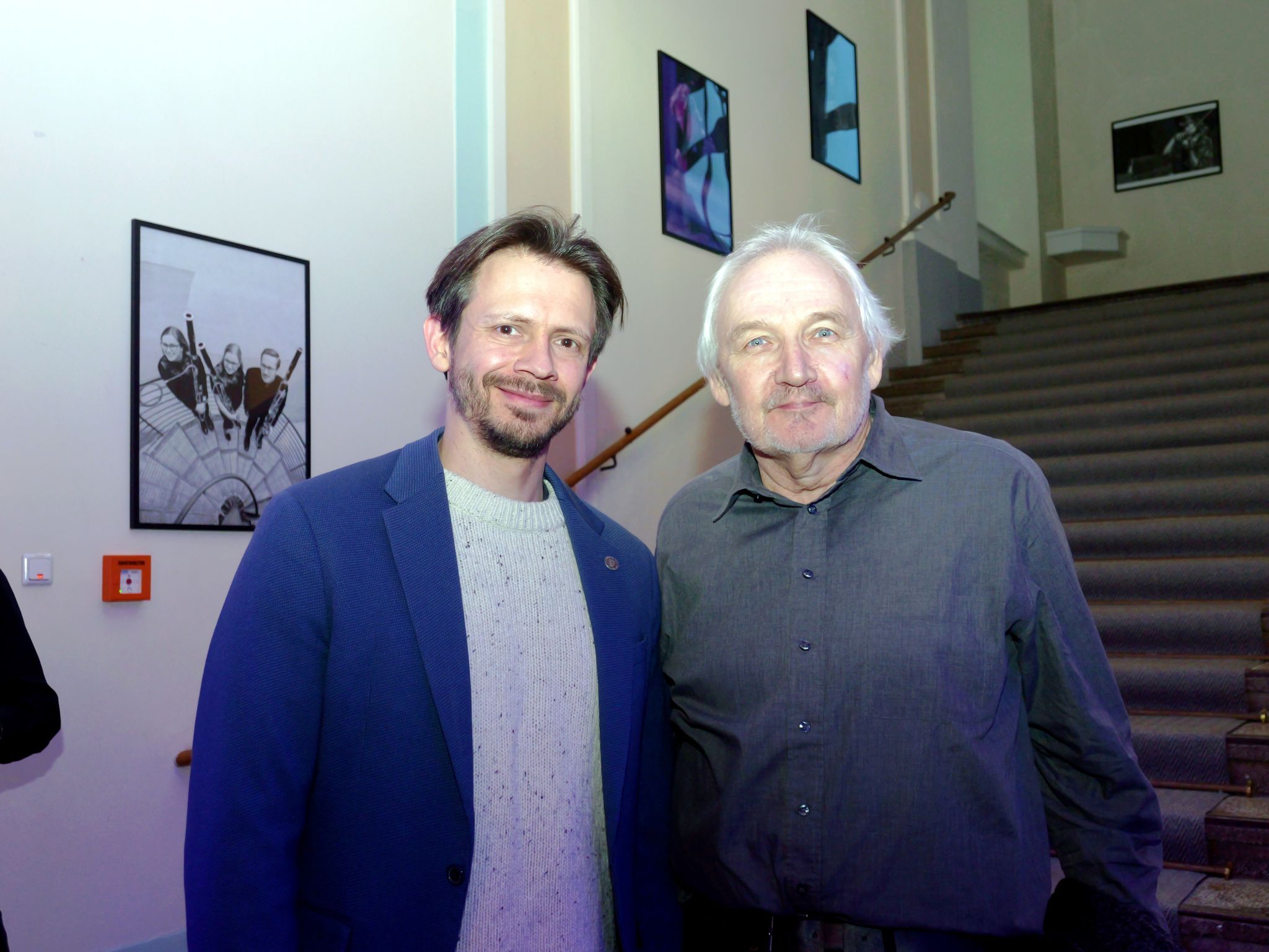 Mathias Johansen und Philipp Schöbi genossen das Konzert.