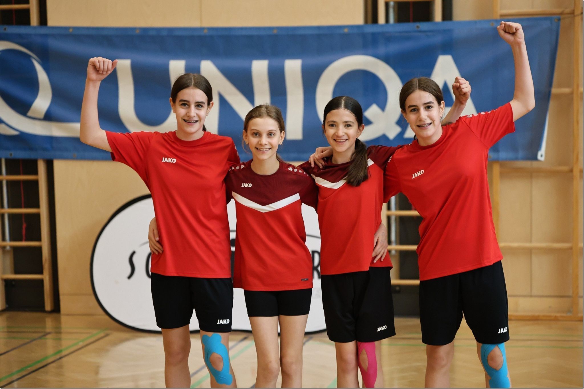 So jubelt Rankweil im Basketball-Heimturnier.