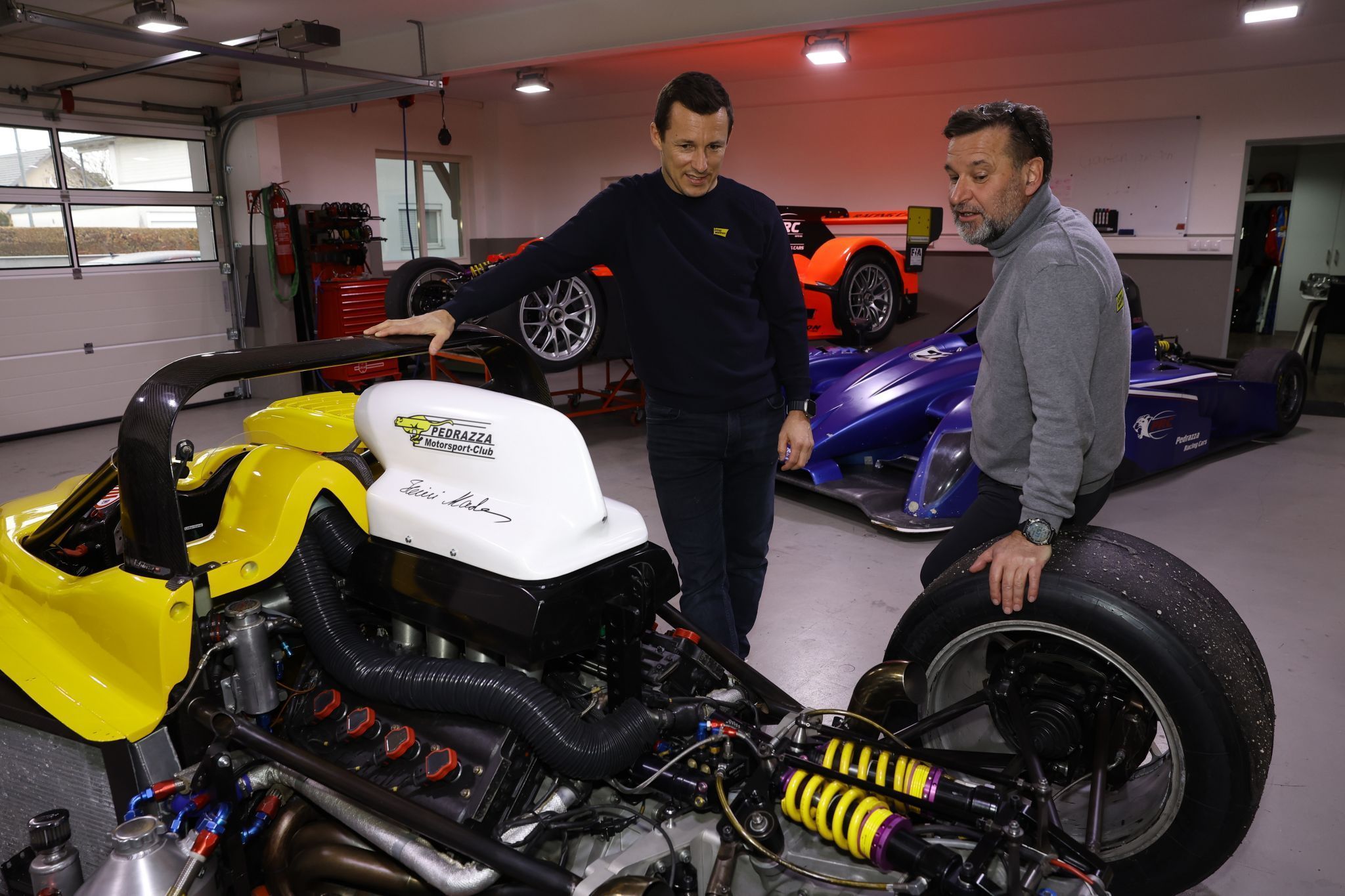 Christian Klien in der Rennabteilung von Pedrazza Racing (Bildergalerie)