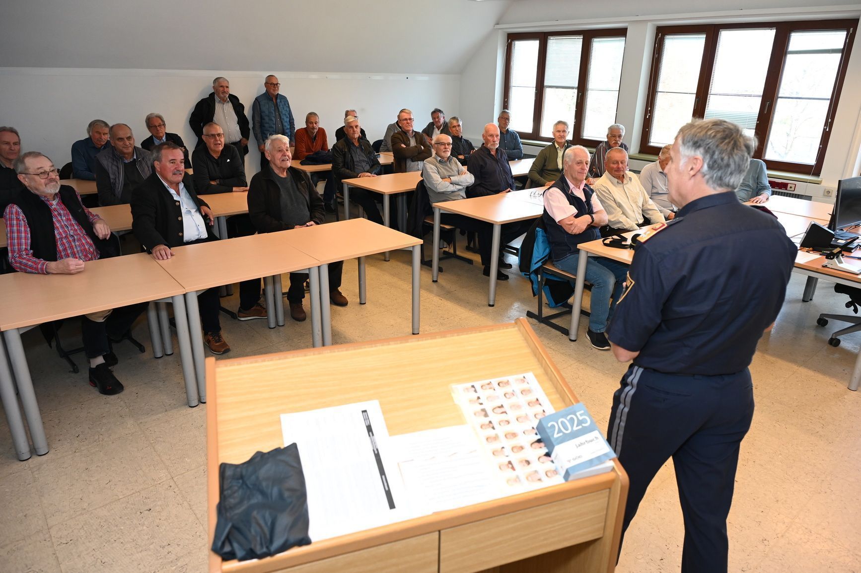 Die Schulklasse bei ihrer Reunion.