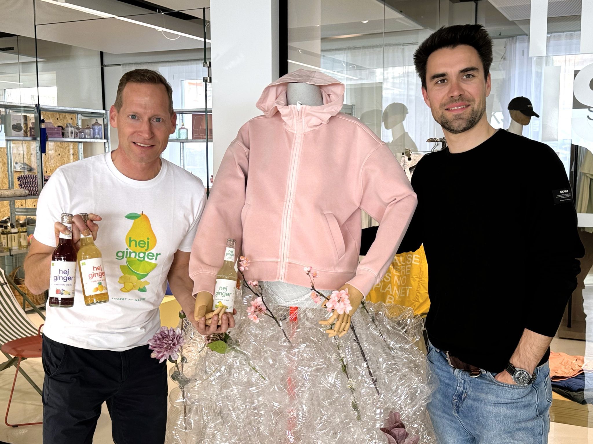 Christoph Stieg (hej ginger) und Christopher Mönch (Ecoalf).