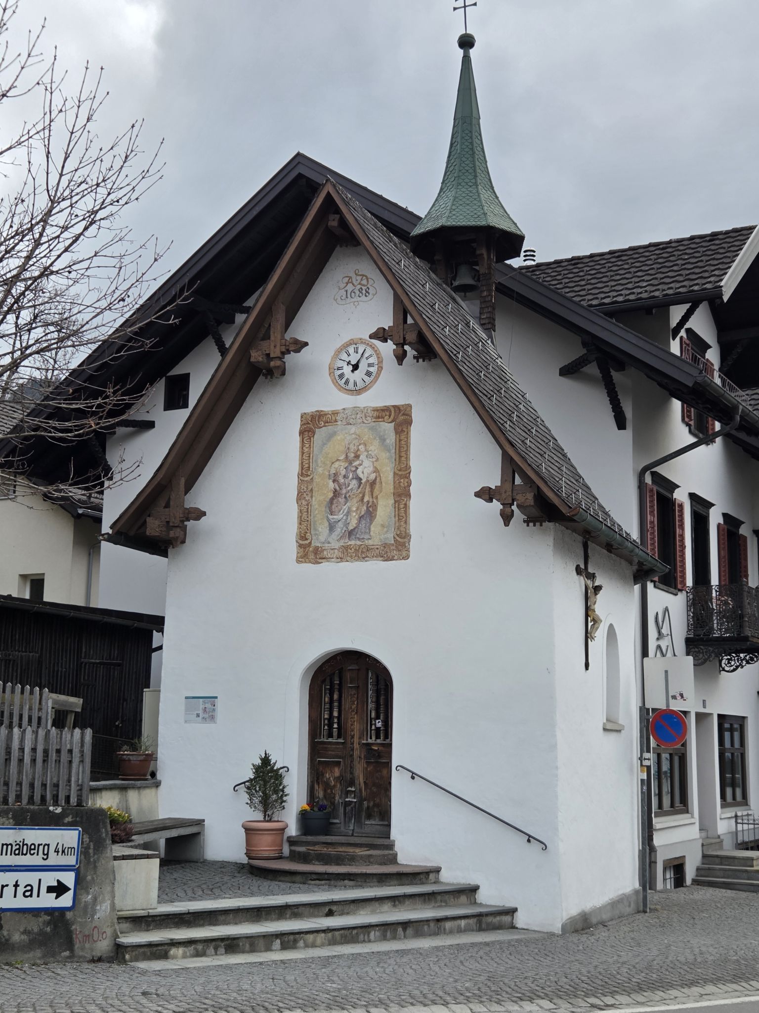 Die Litzkapelle an der Außerlitzstraße in Schruns (Foto OS)