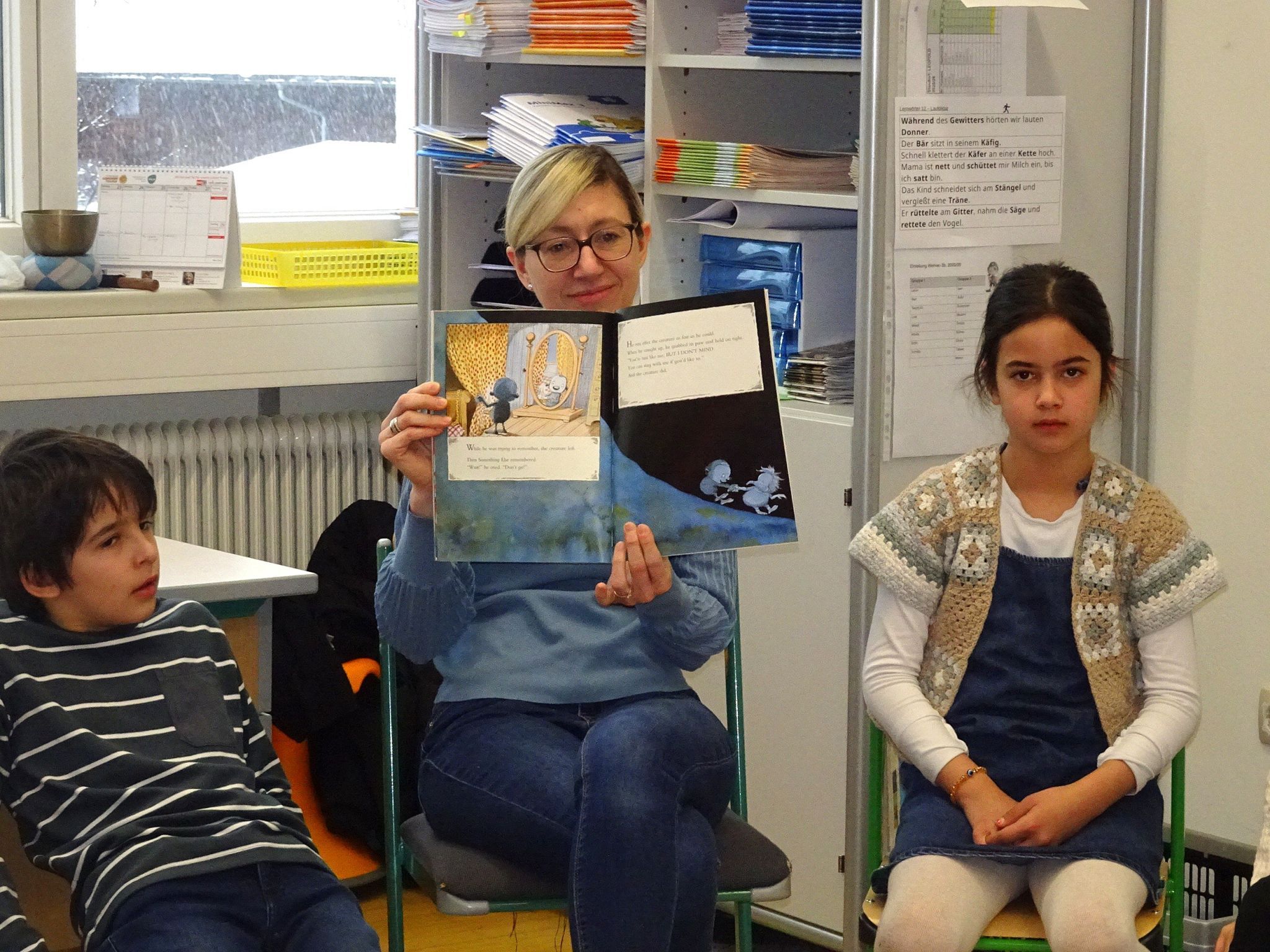 Anschaulich wurde den Kindern die Sprache vermittelt. 