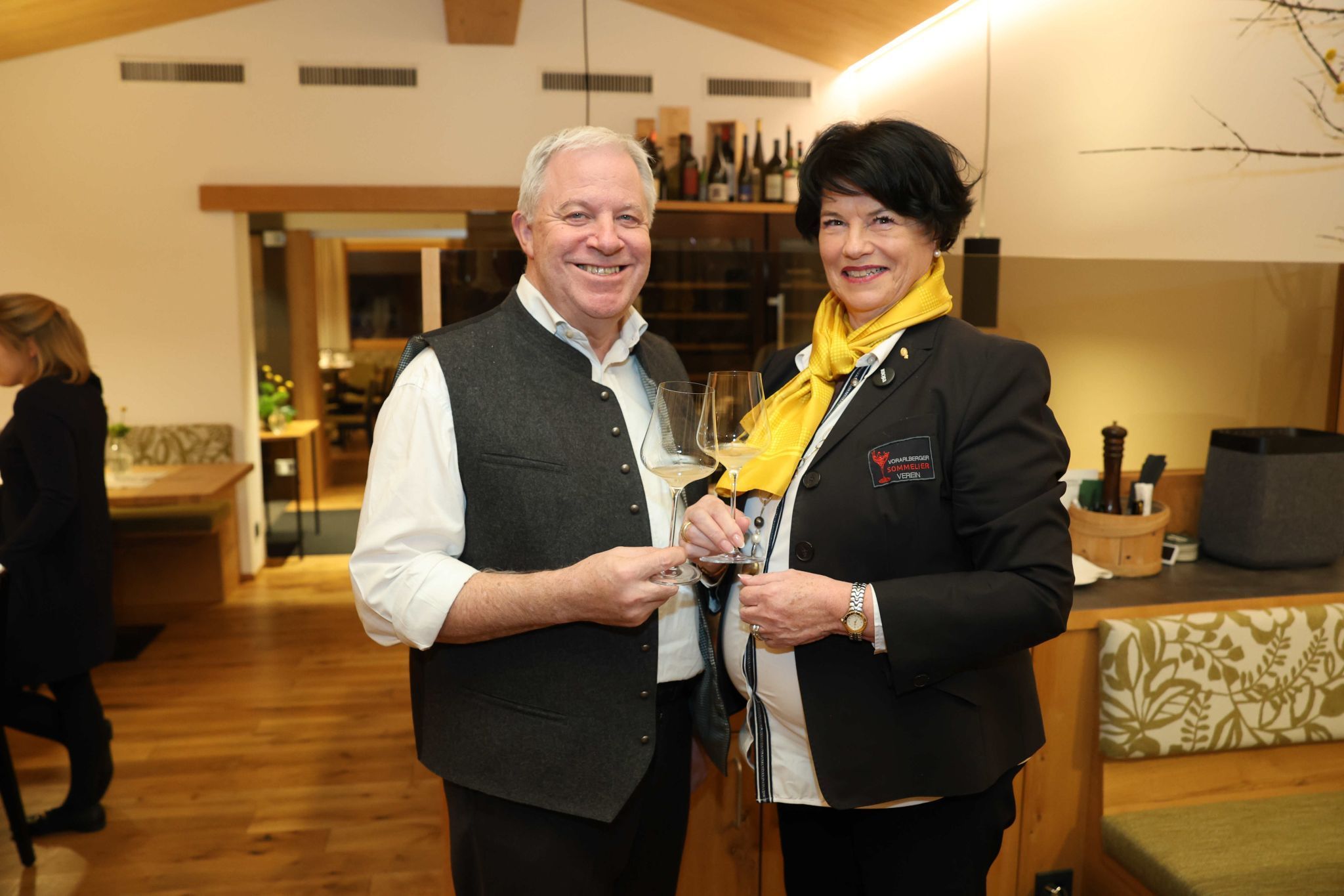 Hans-Peter und Schwester Christine Tauber.