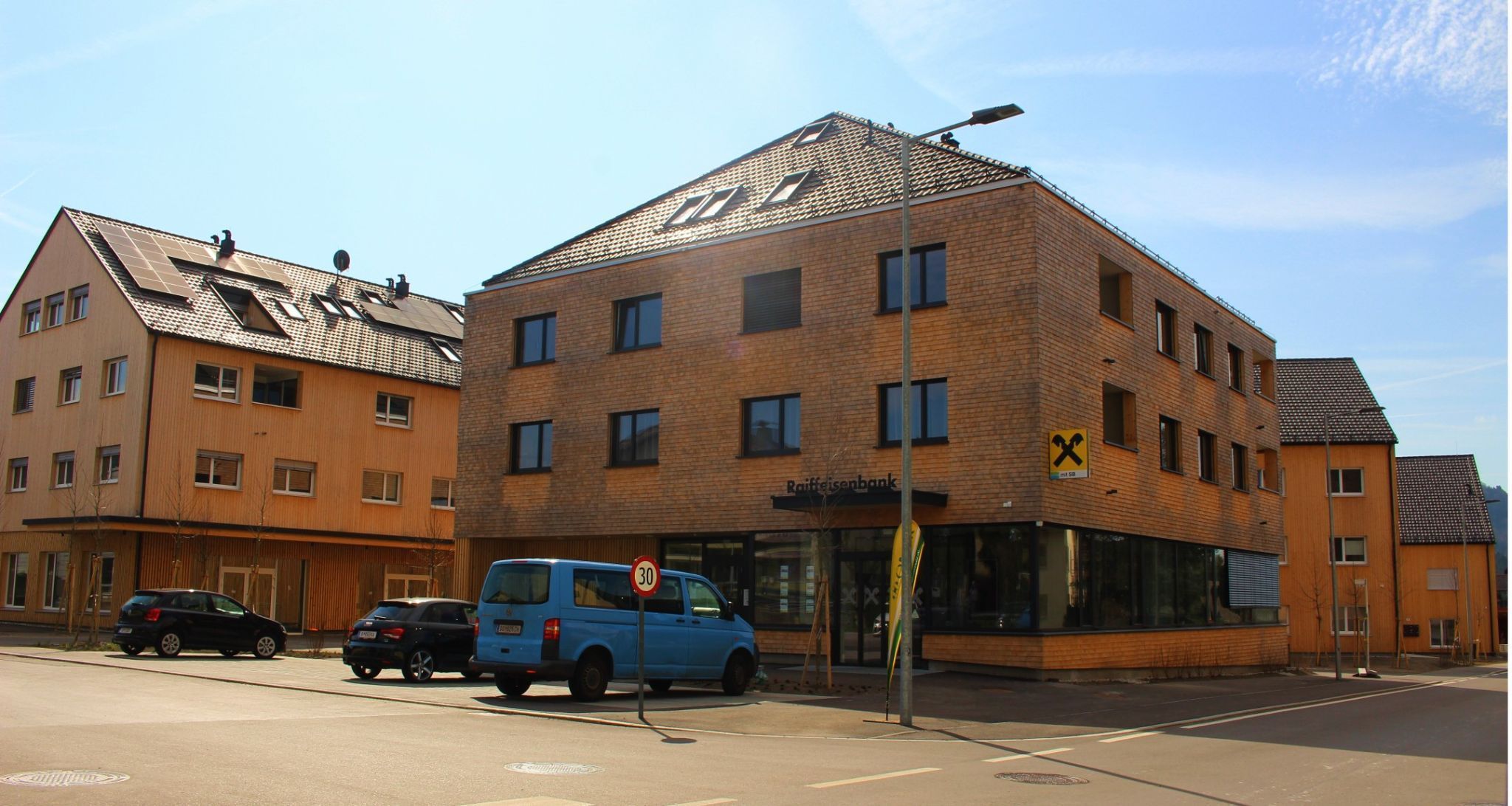 Im Eckhaus der Hohenweiler Zentrumsverbauung hat u. a. der Krankenpflegeverein neue Räumlichkeiten bekommen. PETER STRAUSS