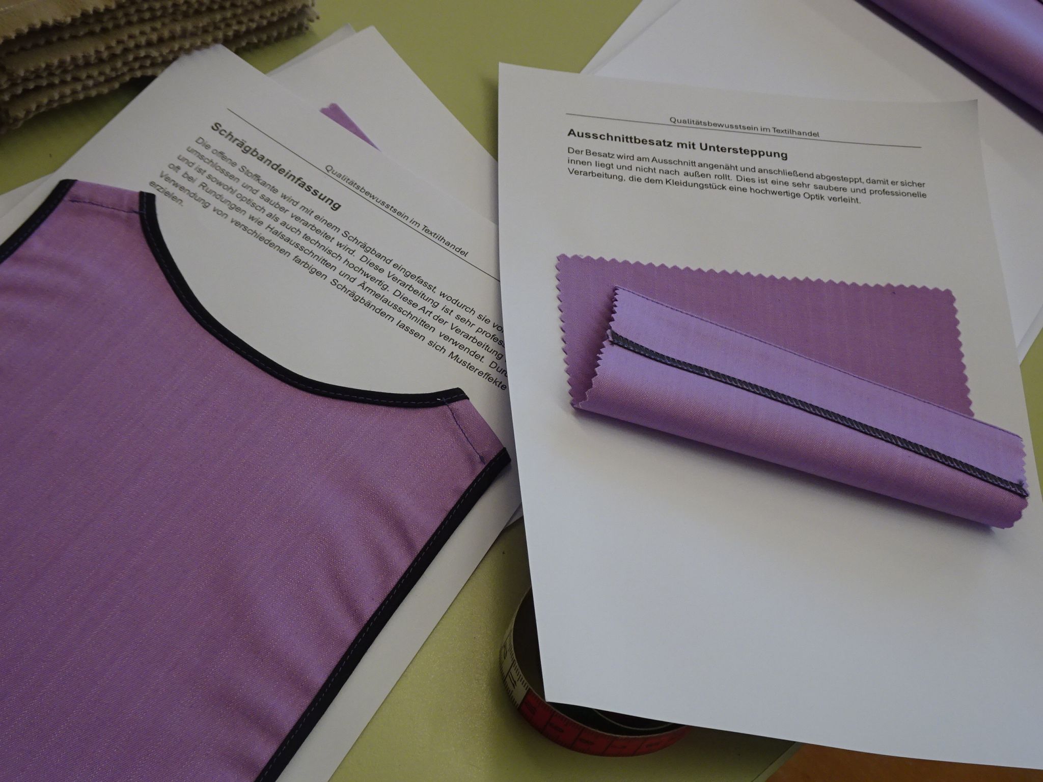 Vom Memory bis zur Unterrichtsmappe - die Ergebnisse sollen Lehrlingen helfen, Kunden künftig besser zu beraten.