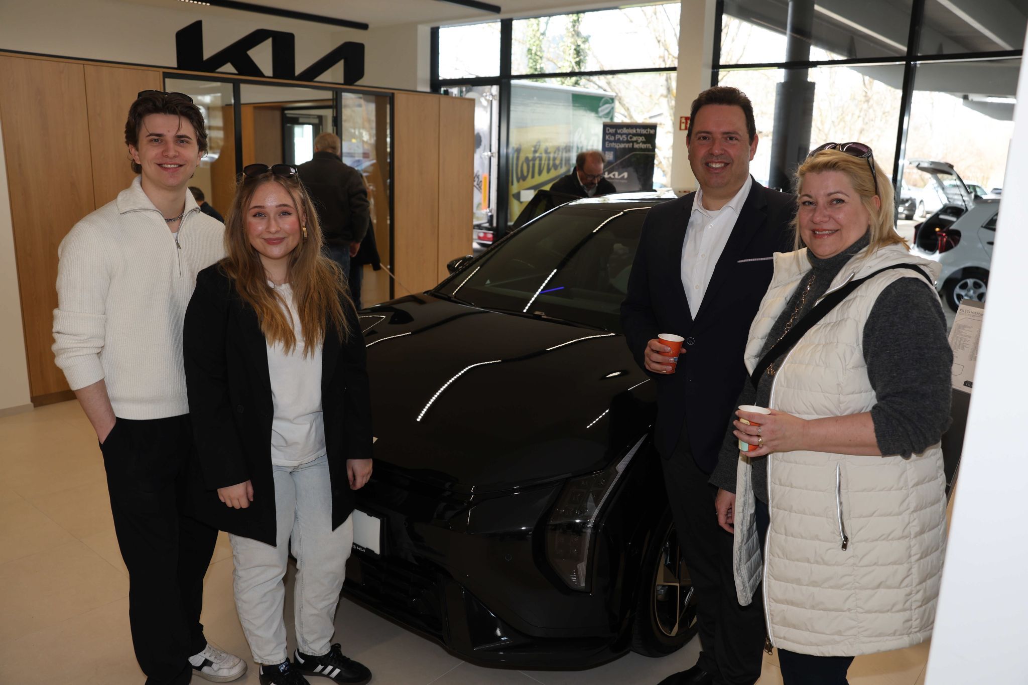 Cedric Bitschnau, Marlene Maier, Manuel und Yvonne Bitschnau.