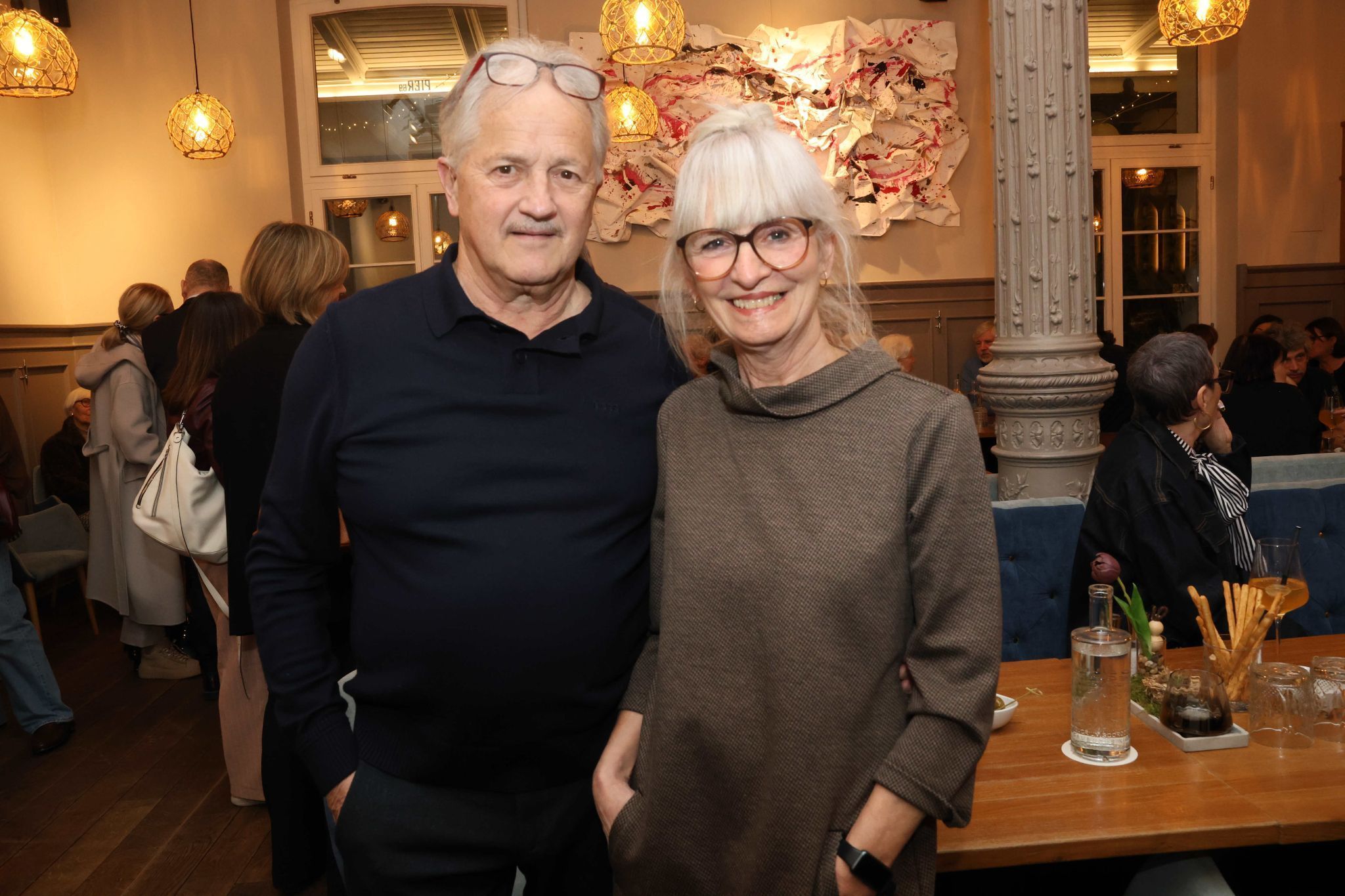 Künstler Alois Galehr und Brigitte.