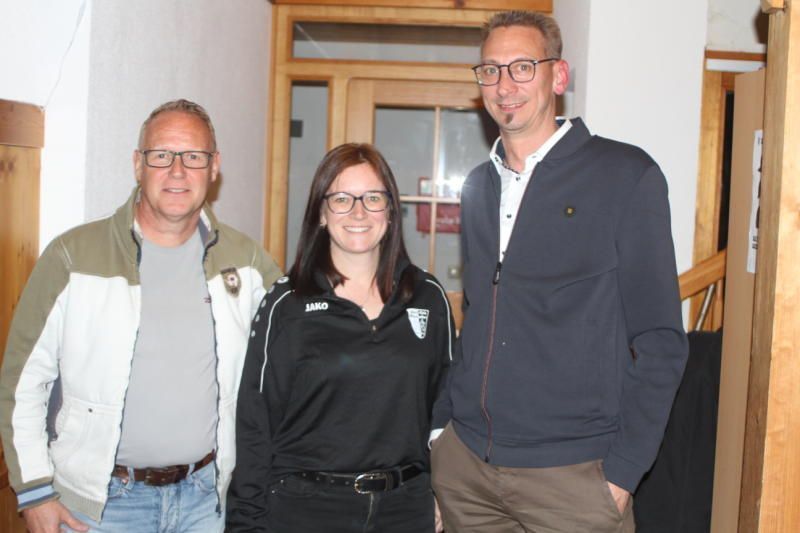 Der neue Vorstand: Hubertus van Moll, Marina Gammel und Martin Schreiber.