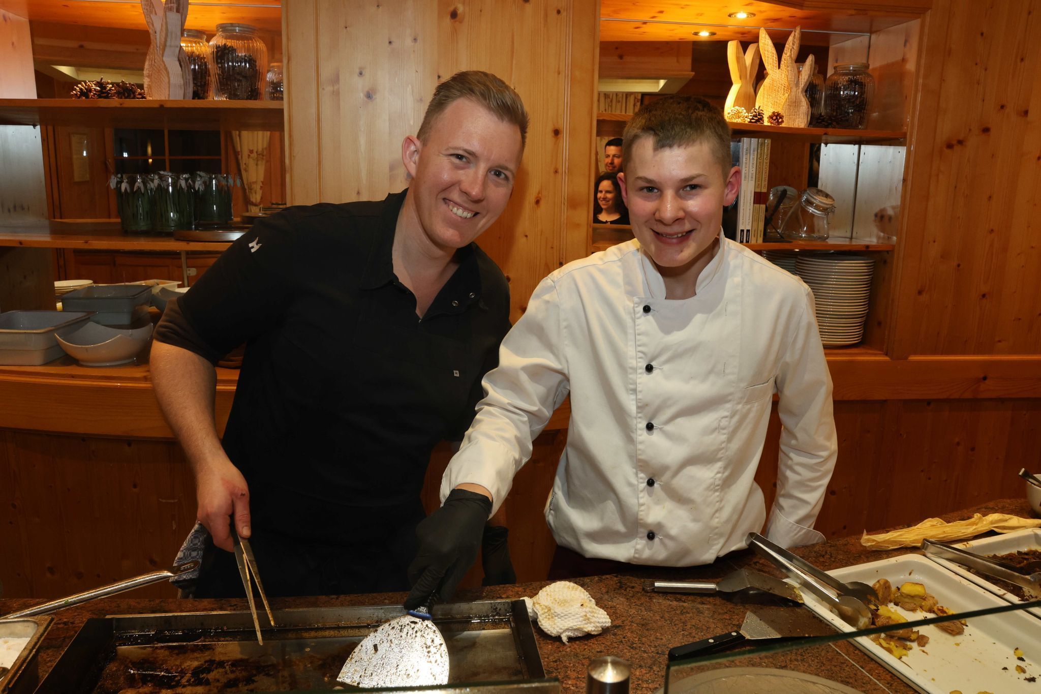 Moritz JAronek und Lius Sodneregger.