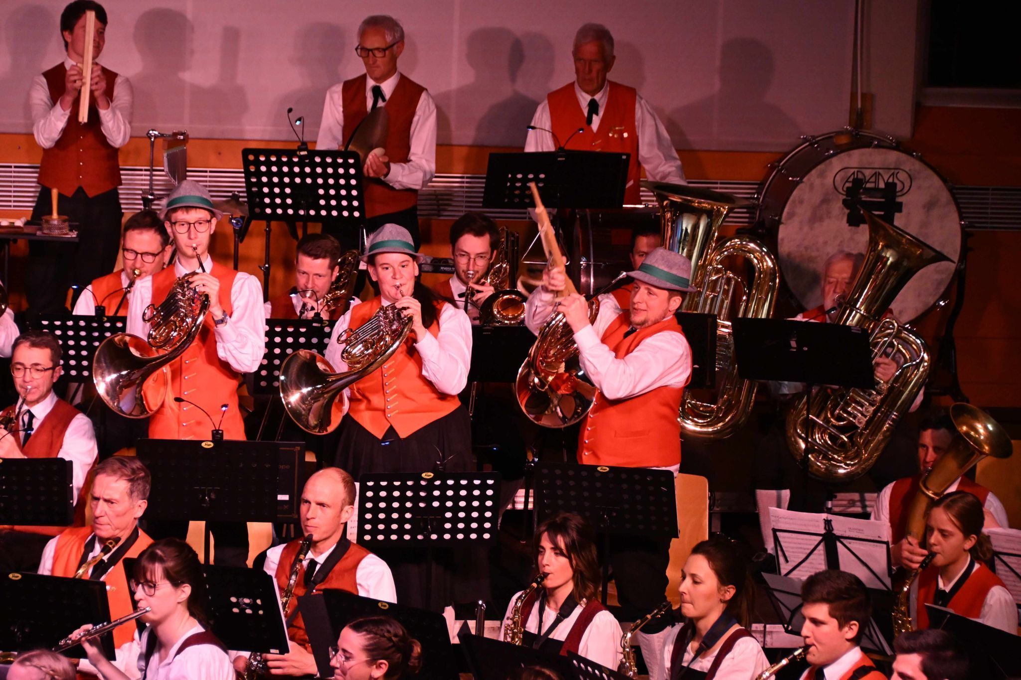 sogar Schützen gibt es unter den Musikanten