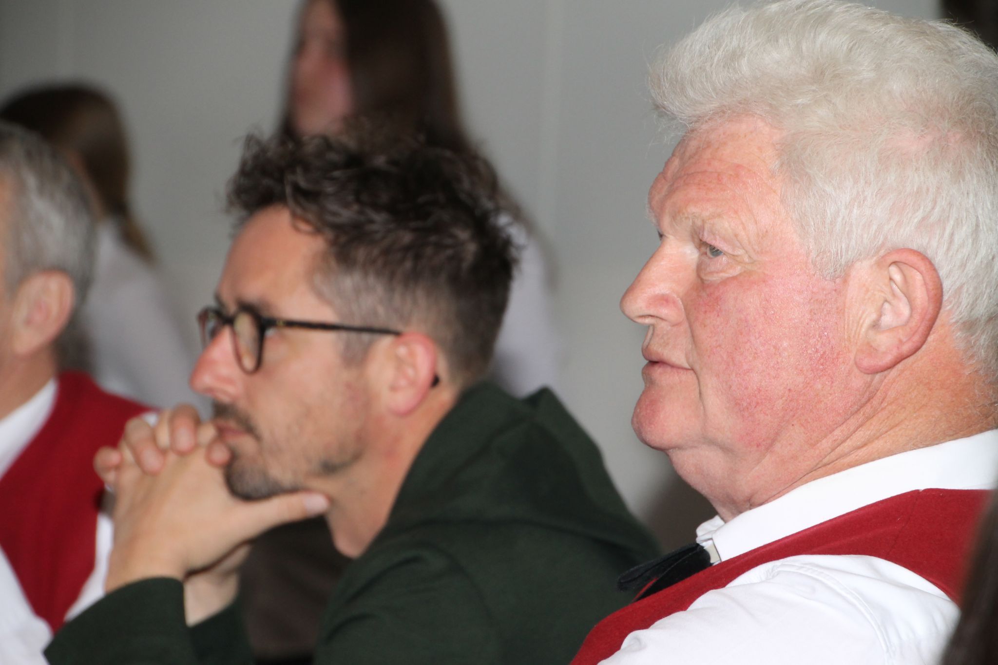 Gespannt verfolgten die Gäste die Leistungen der Jubilare aus dem Blasmusikbezirk Bregenz.