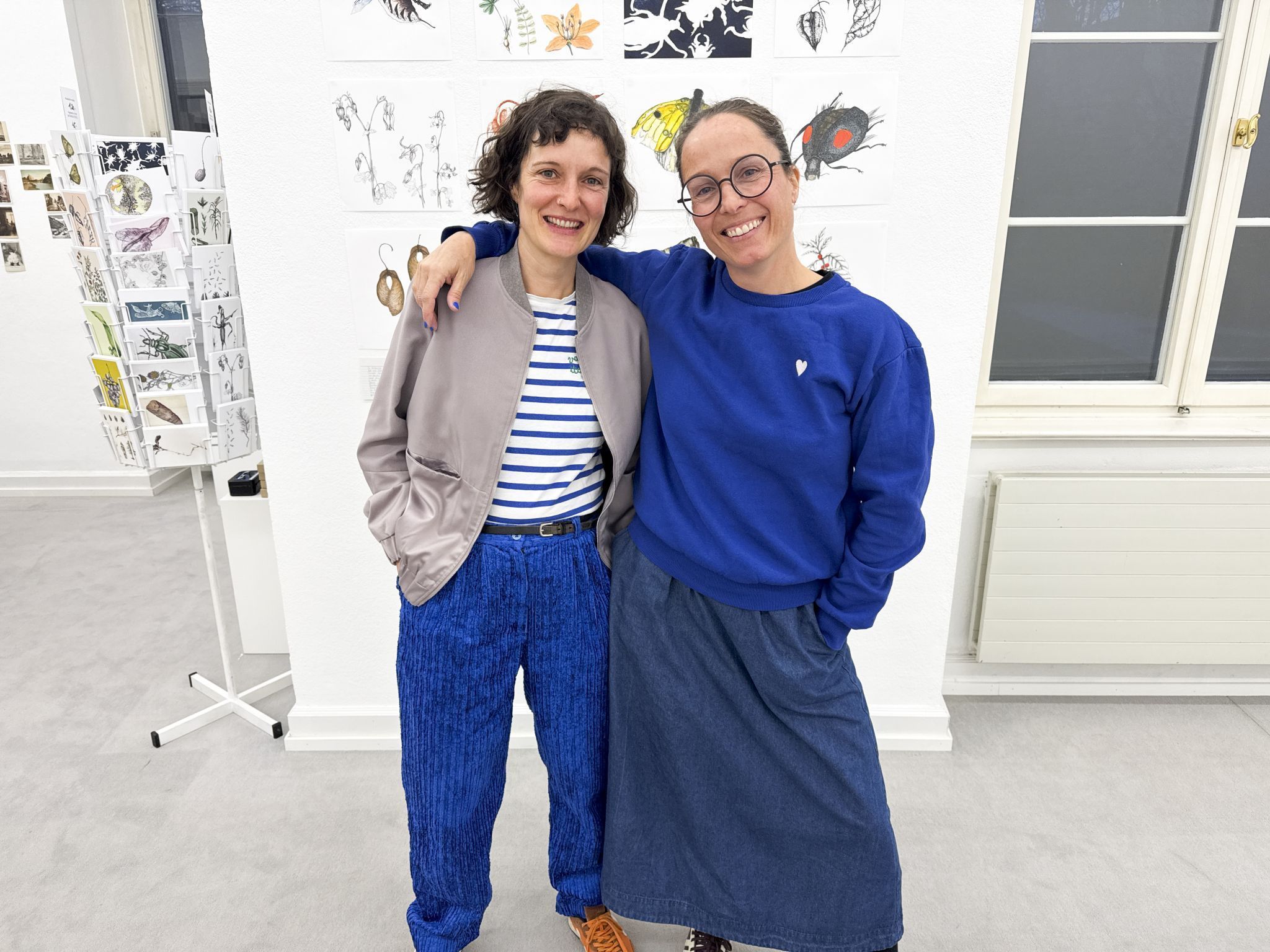 Melanie Berlinger und Anna Stemmer mit „Kacheln und Küche“ im Erdgeschoss