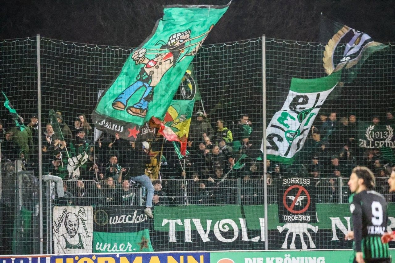 400 Wacker Fans sorgten für Stimmung.