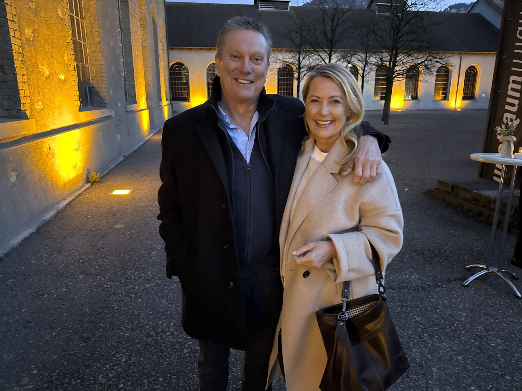 Judith und René Berger kamen in den Kunstraum 