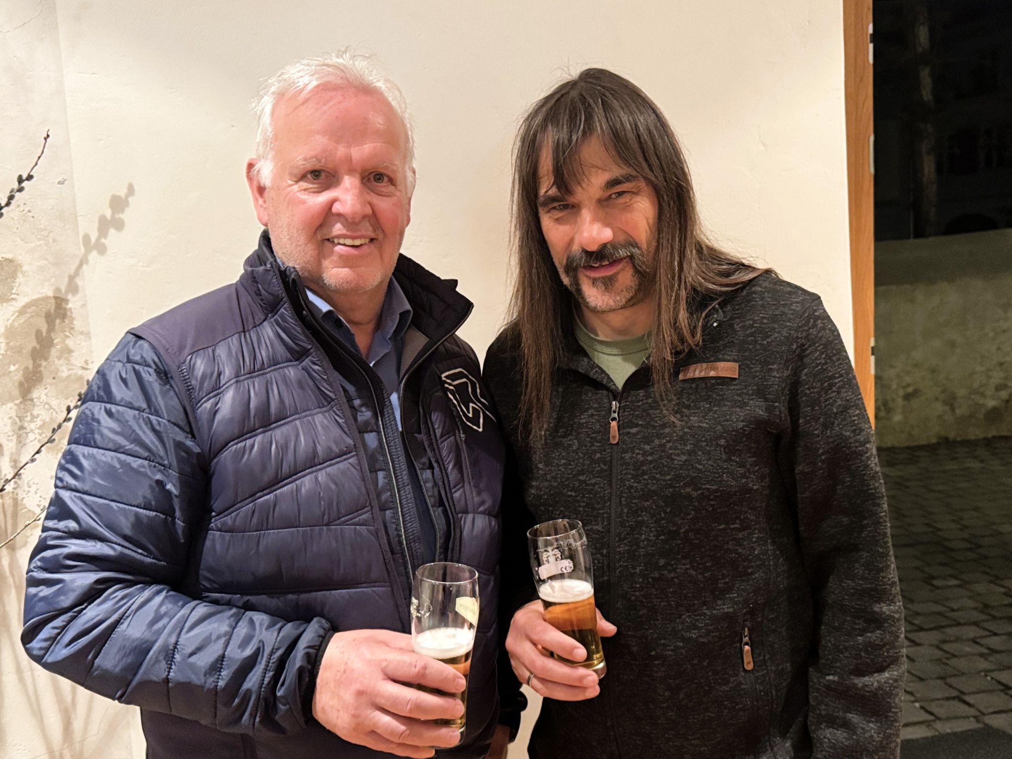 Peter Paulitsch mit Wolfgang Sila (Fohrenburg).