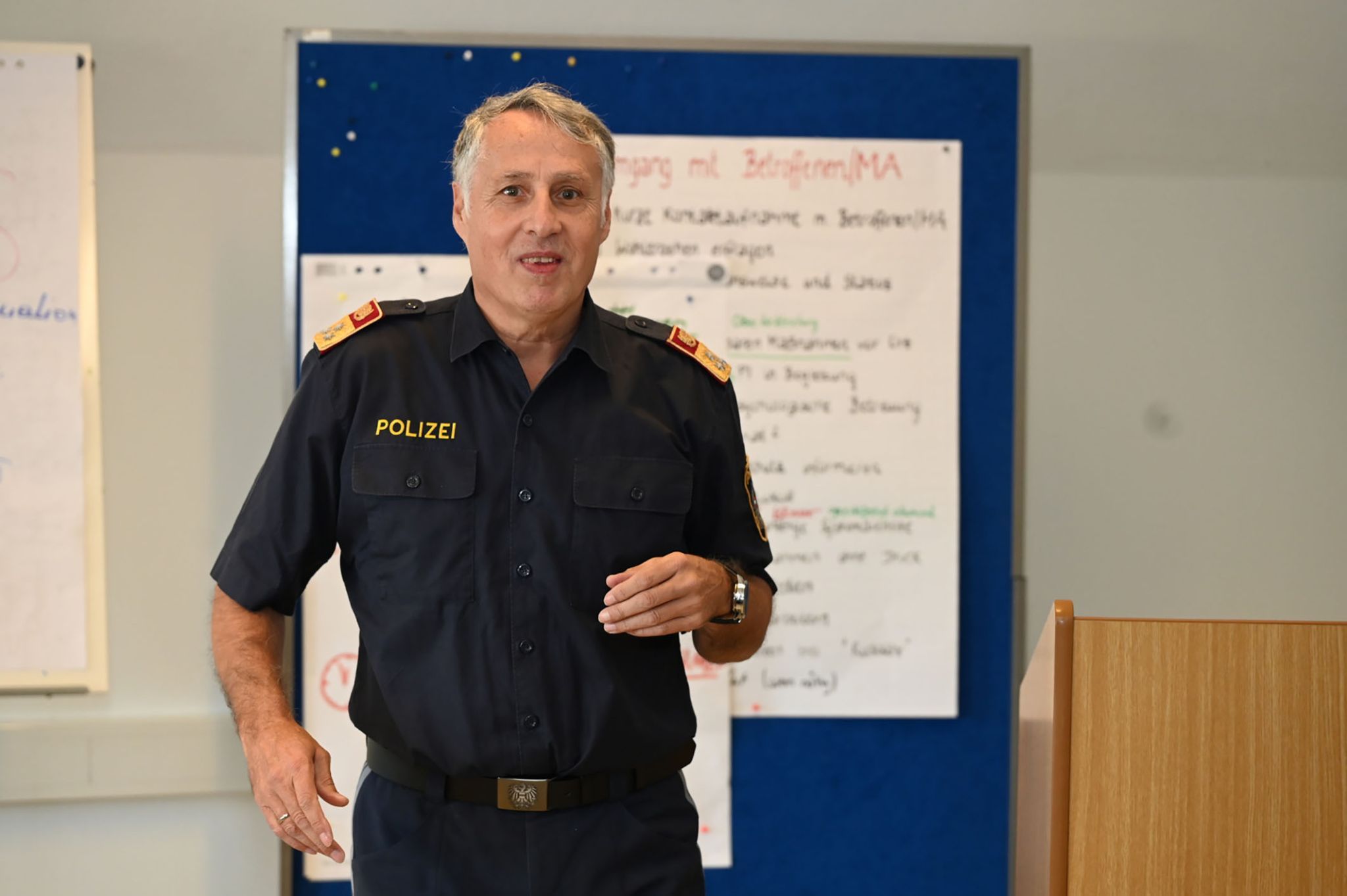 Schulkommandant Oberst Thomas Hopfner.