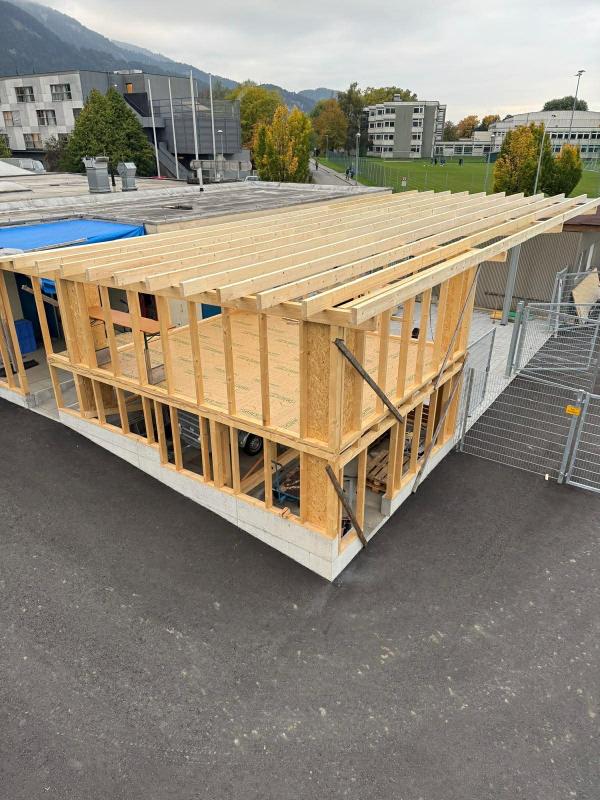 Der Neubau ist inzwischen fertig. 