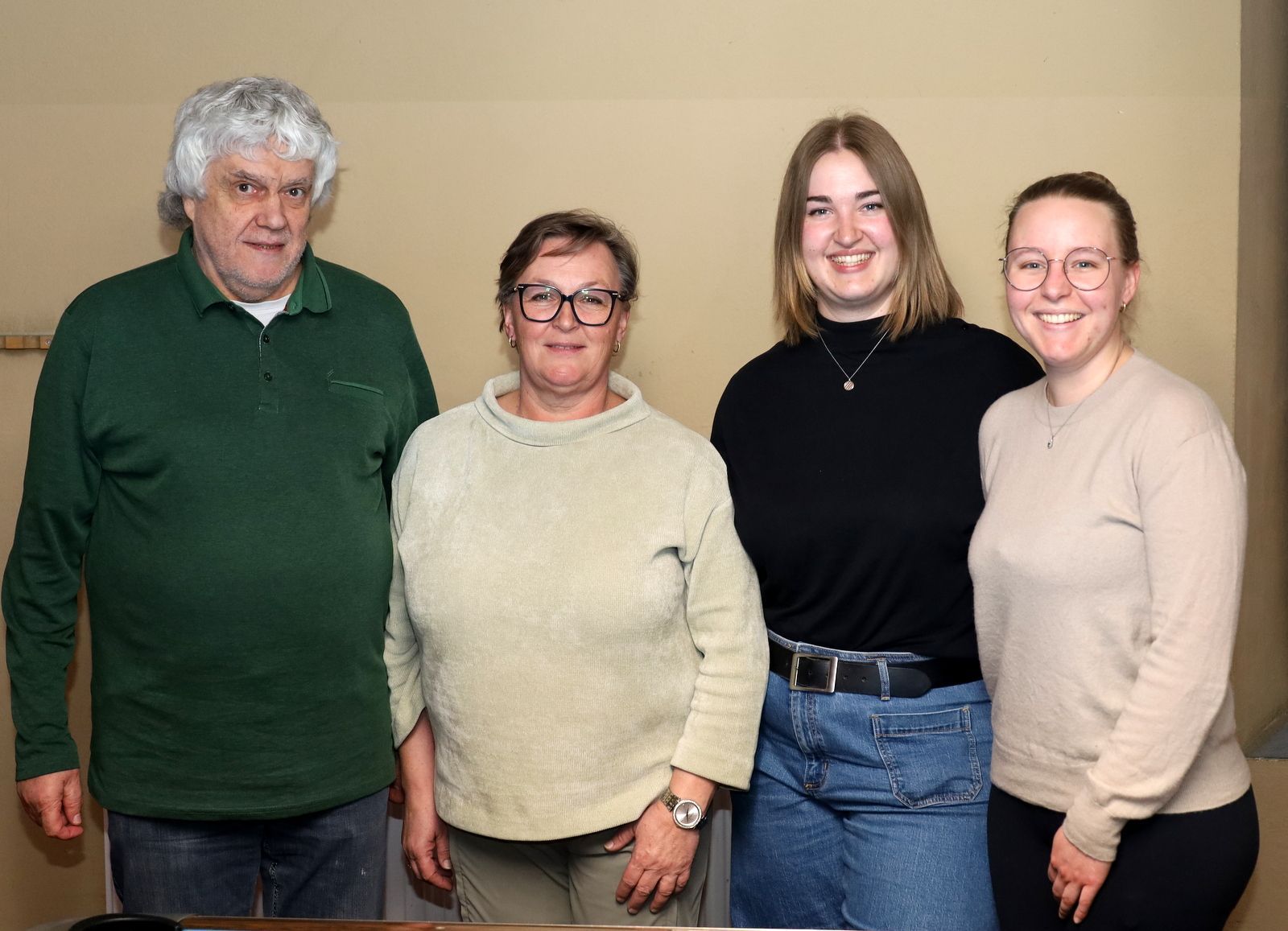 Kapellenwart Josef Kleber, Obfrau Waltraud Immler, Kassierin Yvonne Fetz, Kassaprüferin Laura Degasperi, (vlnr)es fehlt Chronist Herbert Schwärzler 